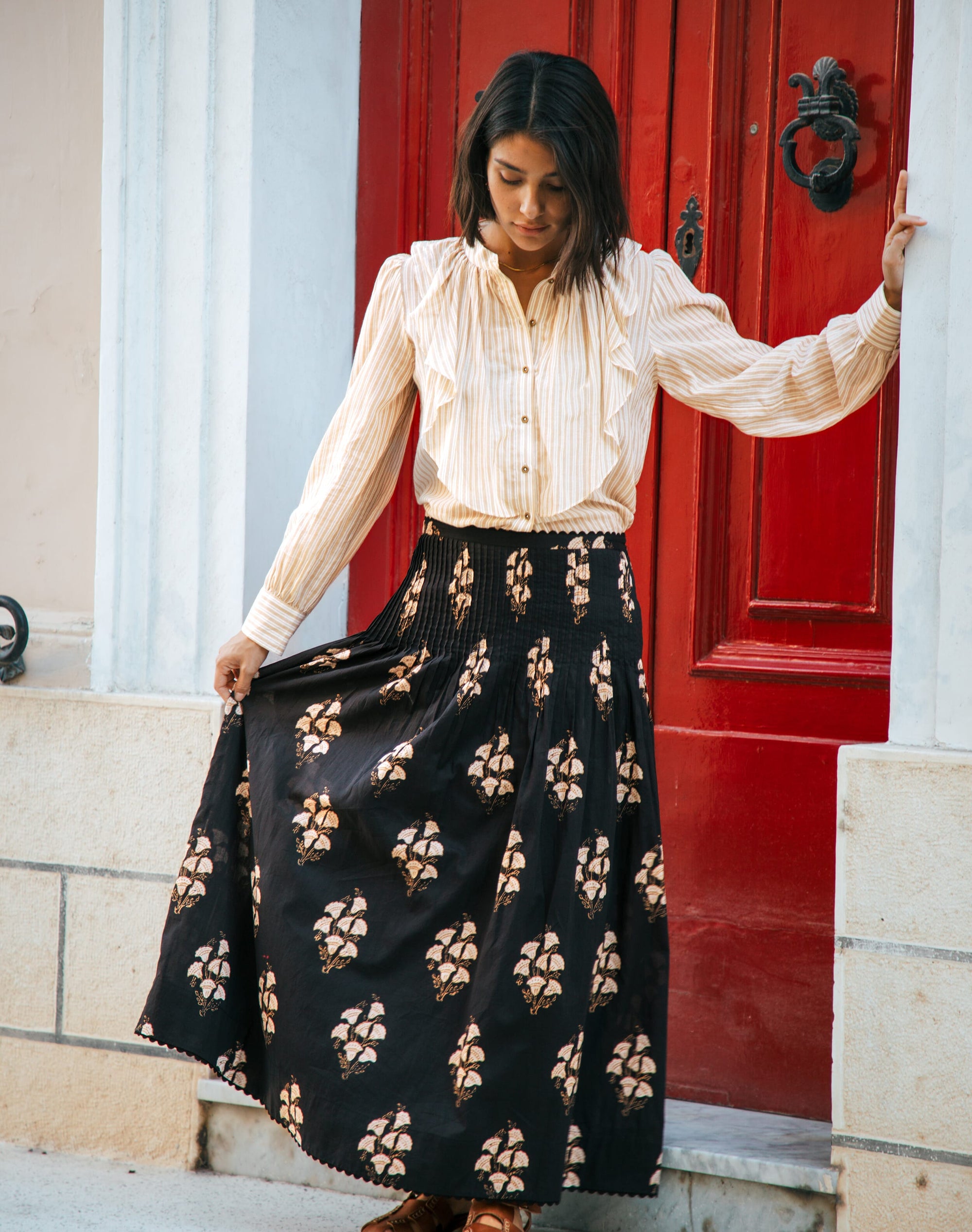 Organic Cotton Maxi Skirt
