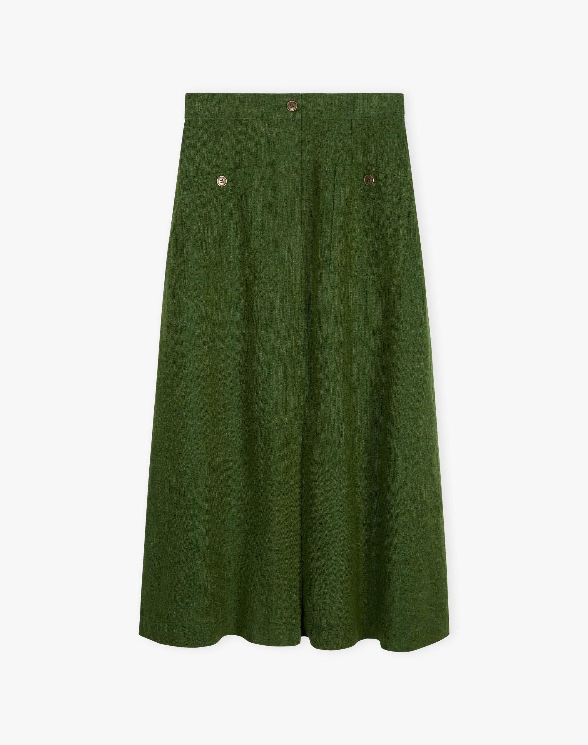 Herringbone Linen Skirt