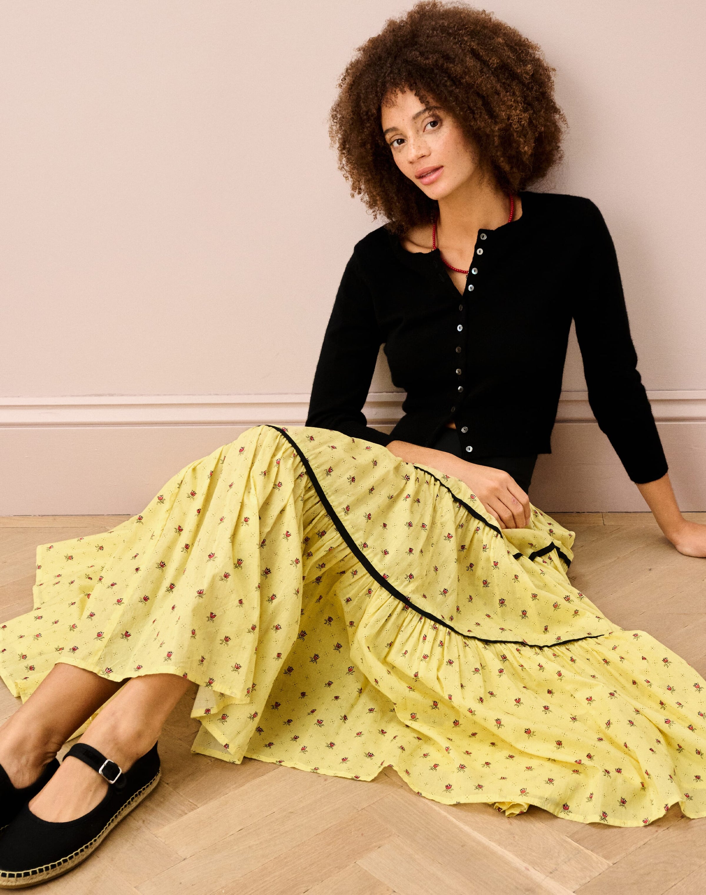 Organic Cotton Tiered Skirt