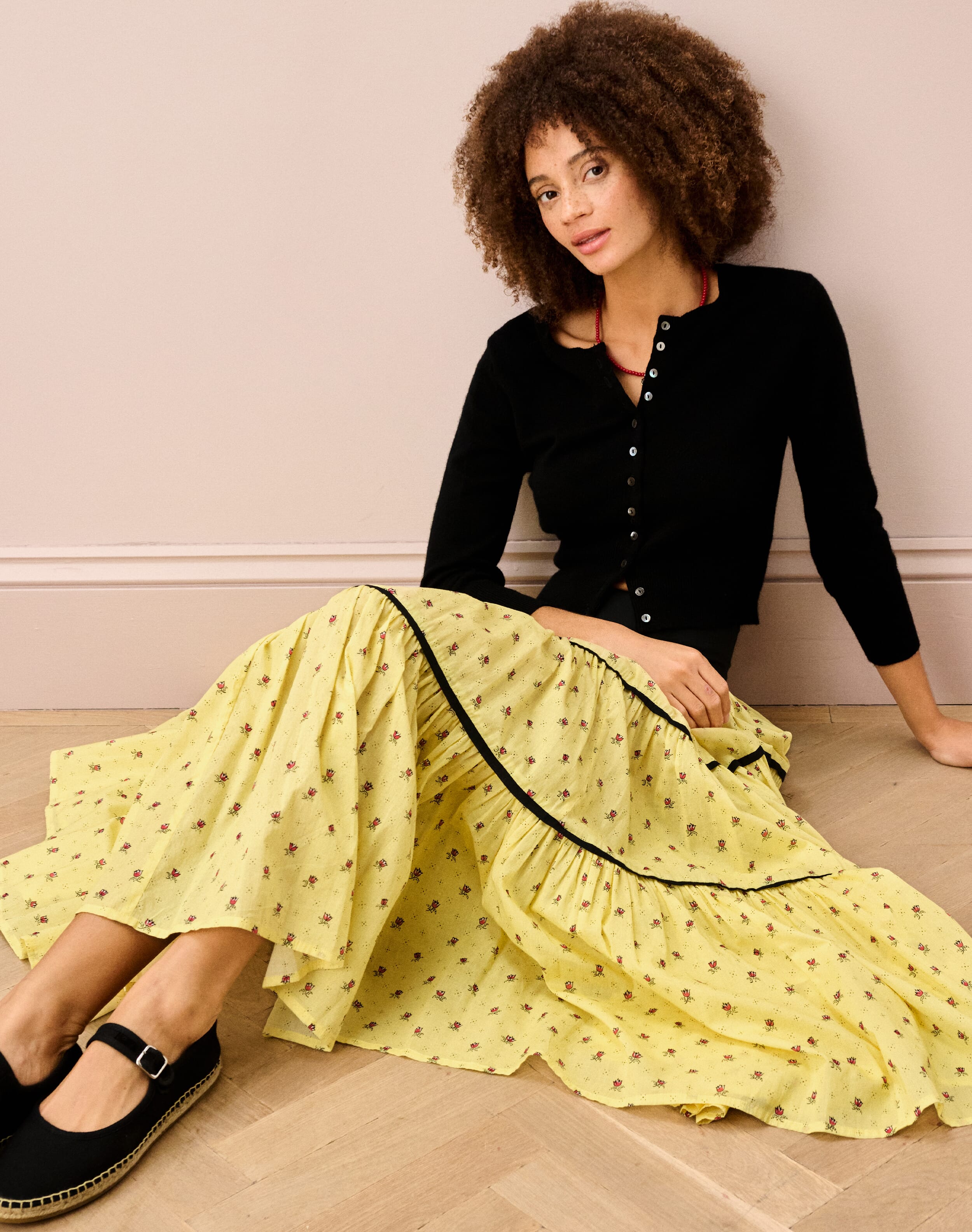 Organic Cotton Tiered Skirt