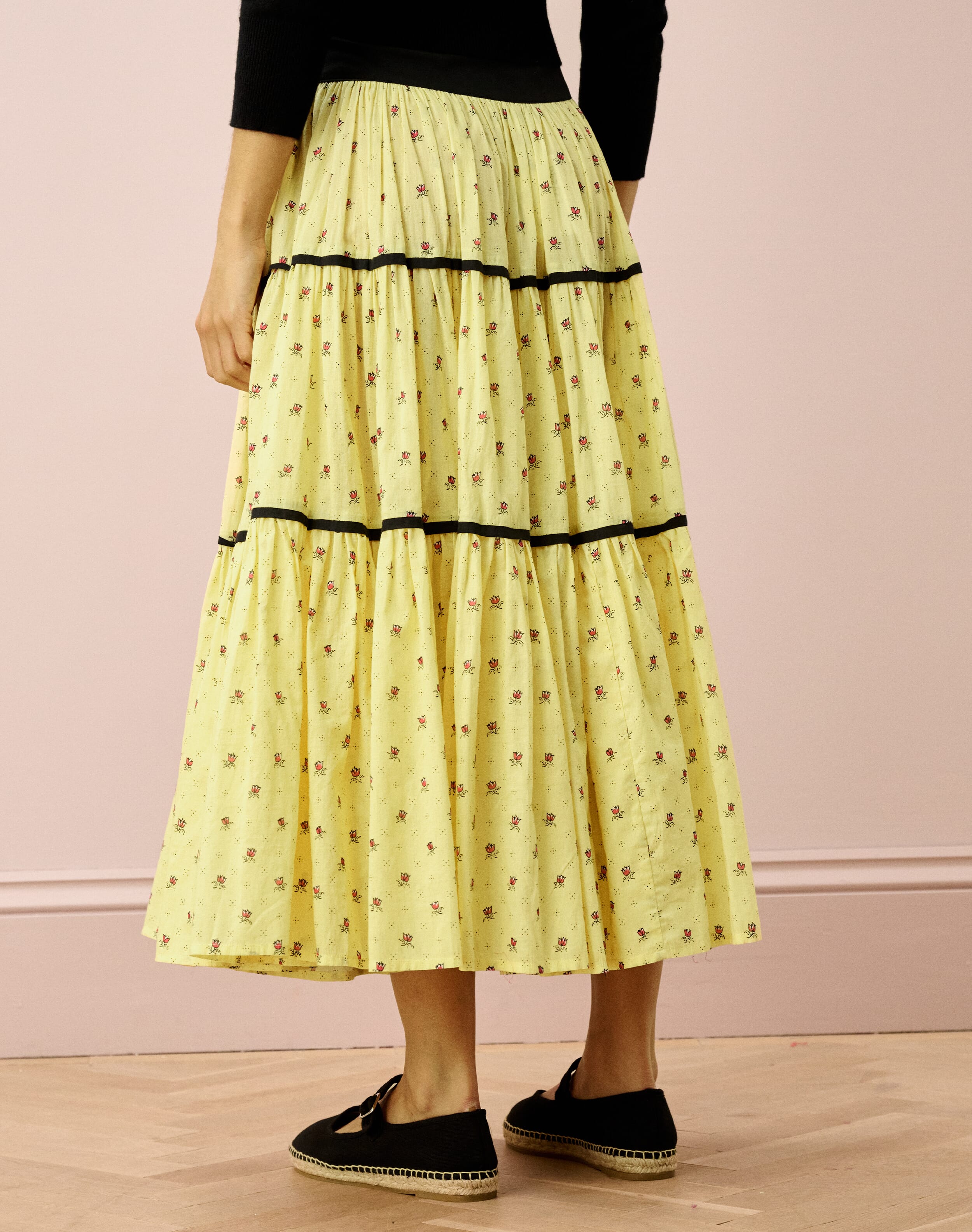 Organic Cotton Tiered Skirt