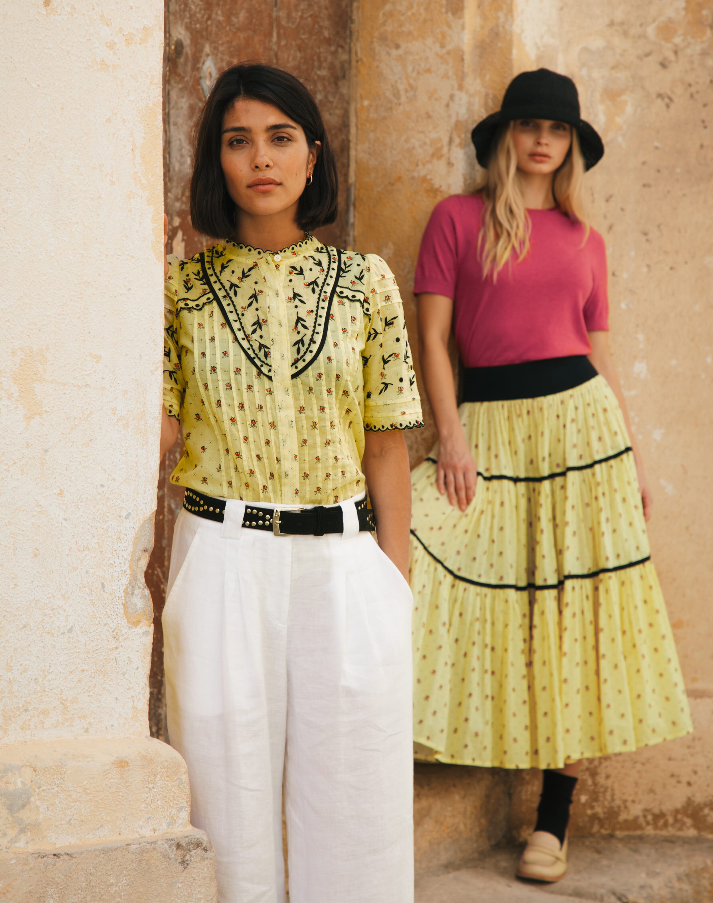 Organic Cotton Tiered Skirt