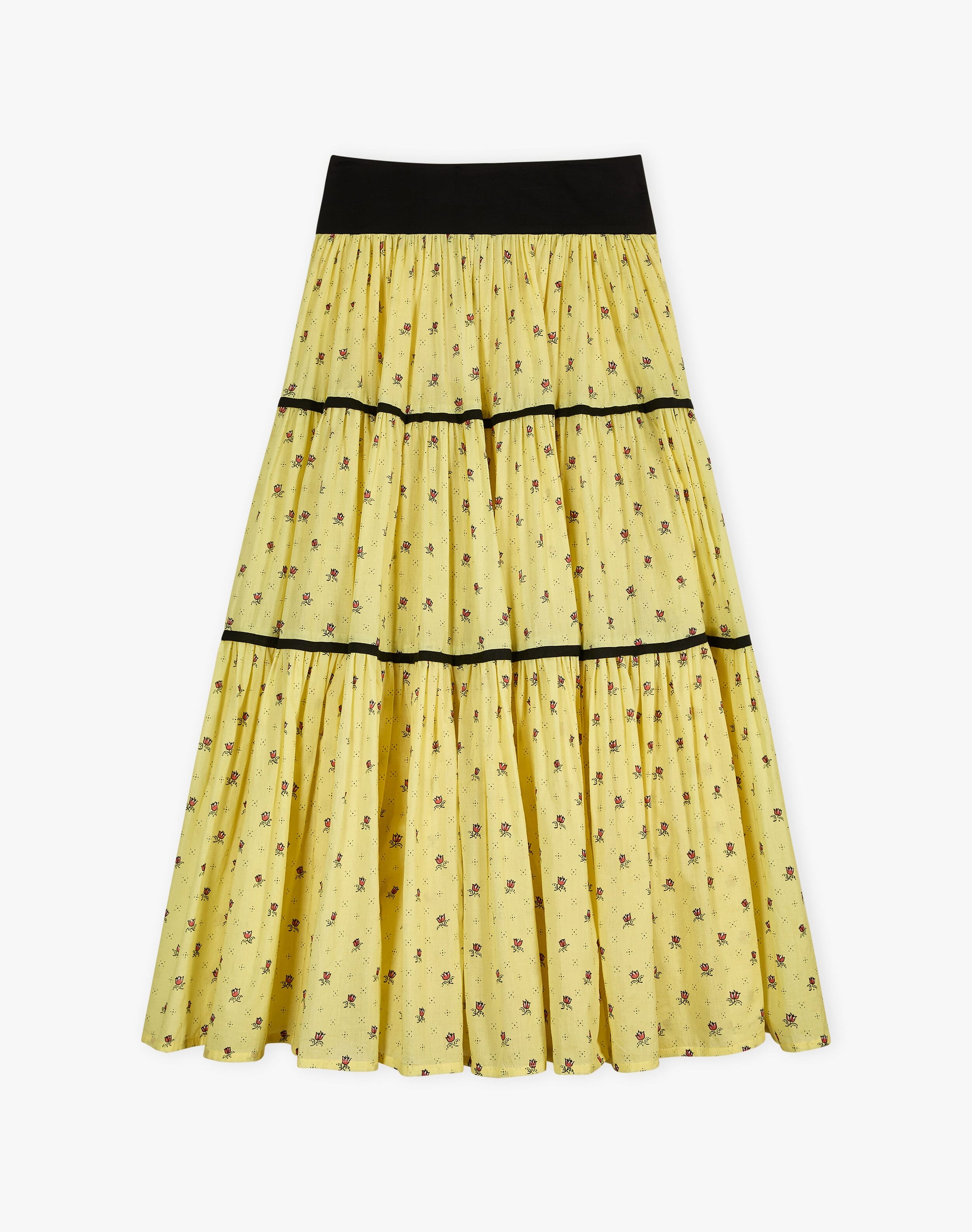 Organic Cotton Tiered Skirt