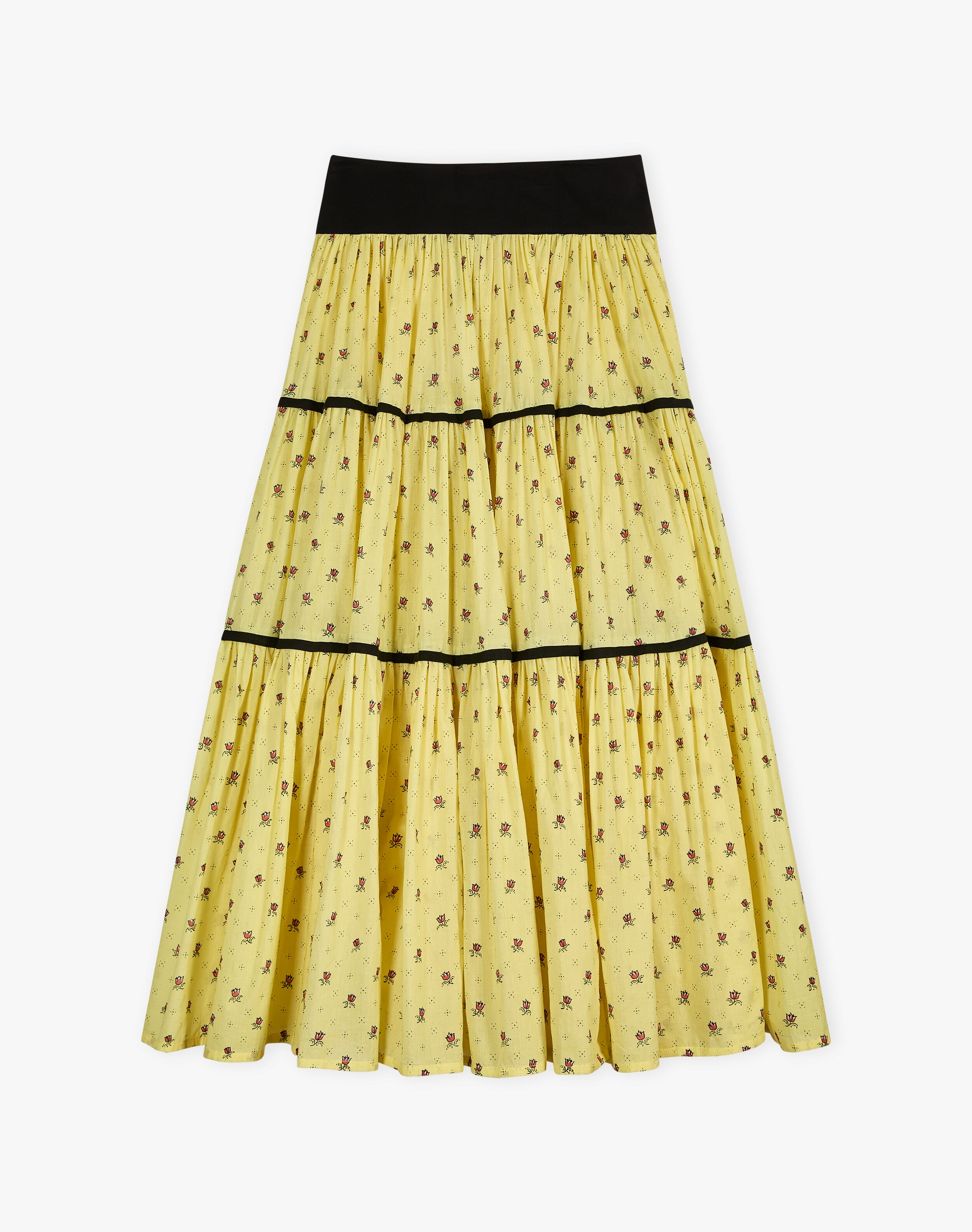 Organic Cotton Tiered Skirt