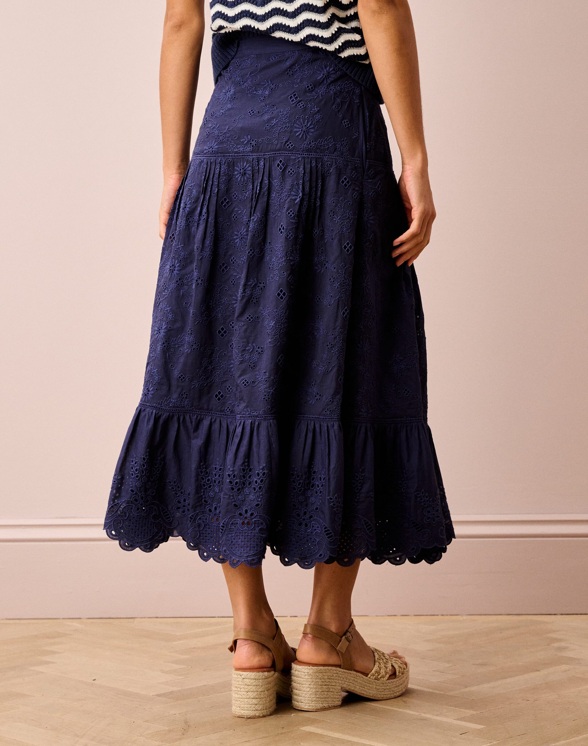 Cotton Broderie Anglaise Skirt