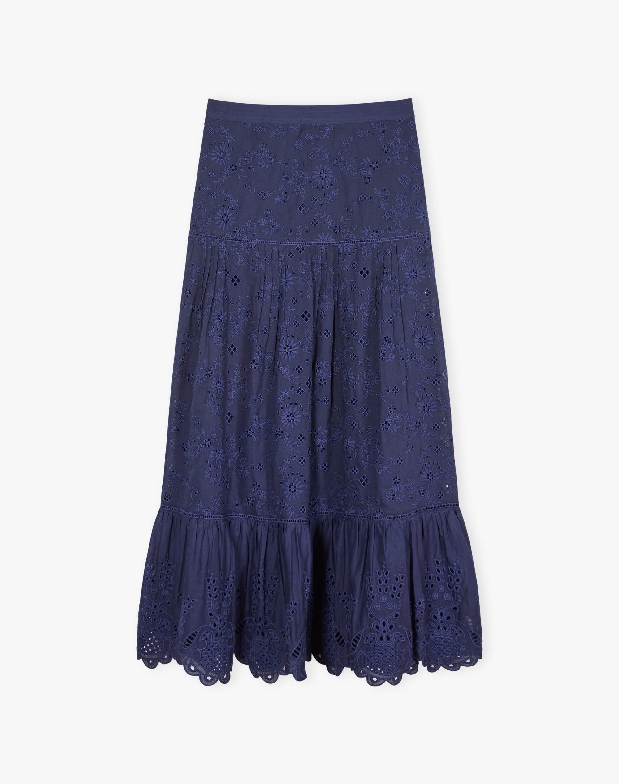Cotton Broderie Anglaise Skirt