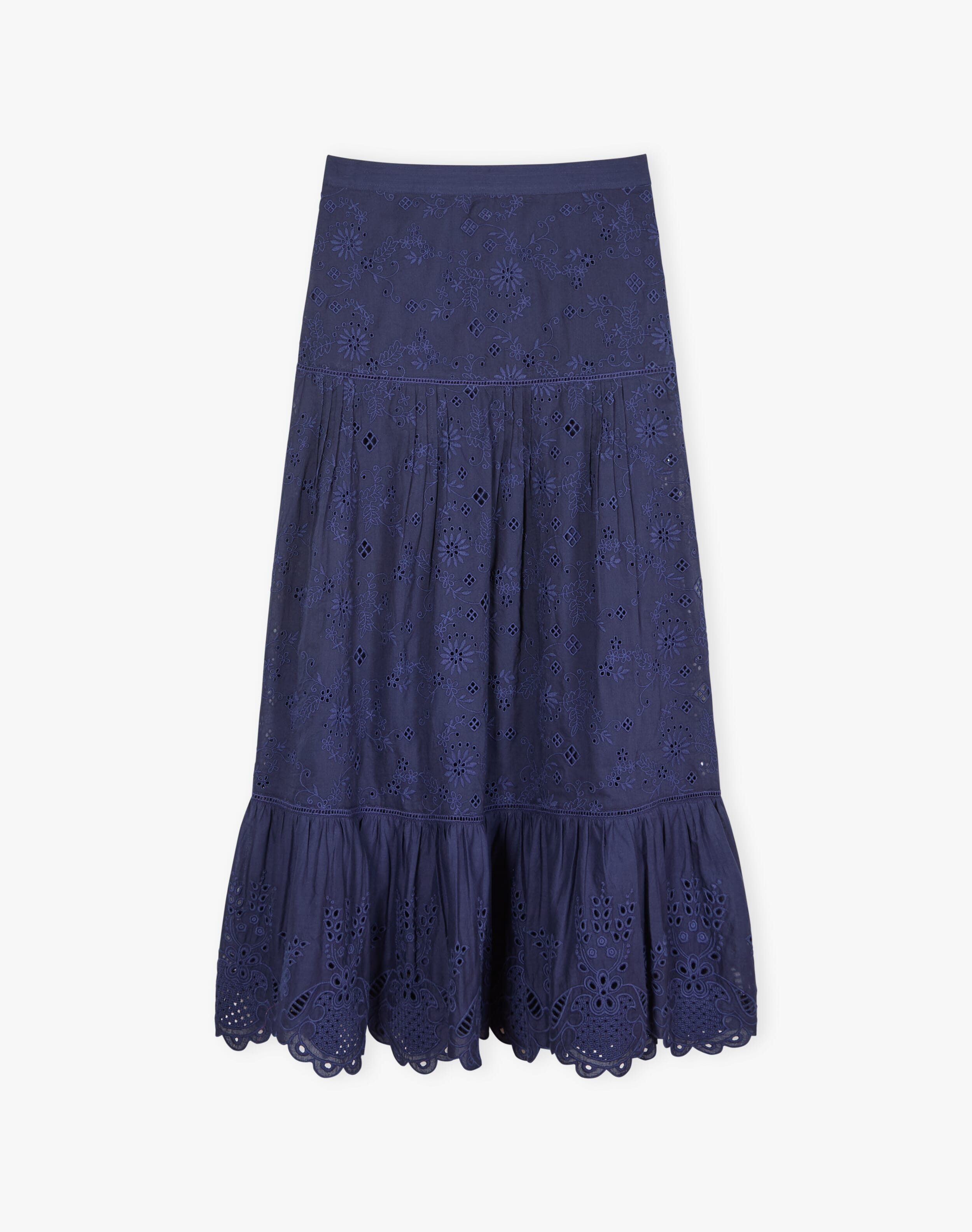 Cotton Broderie Anglaise Skirt