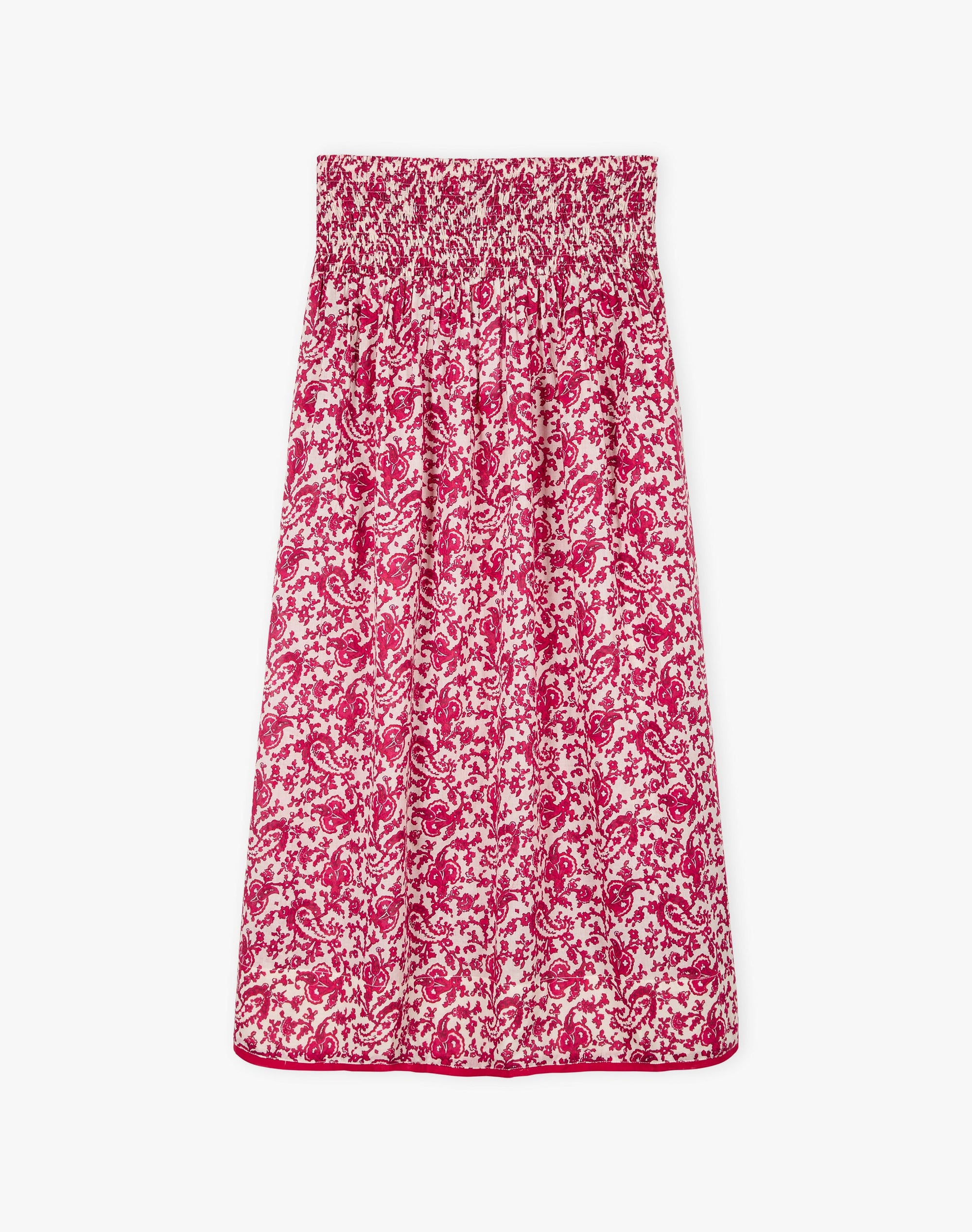Organic Cotton Paisley Flower Skirt