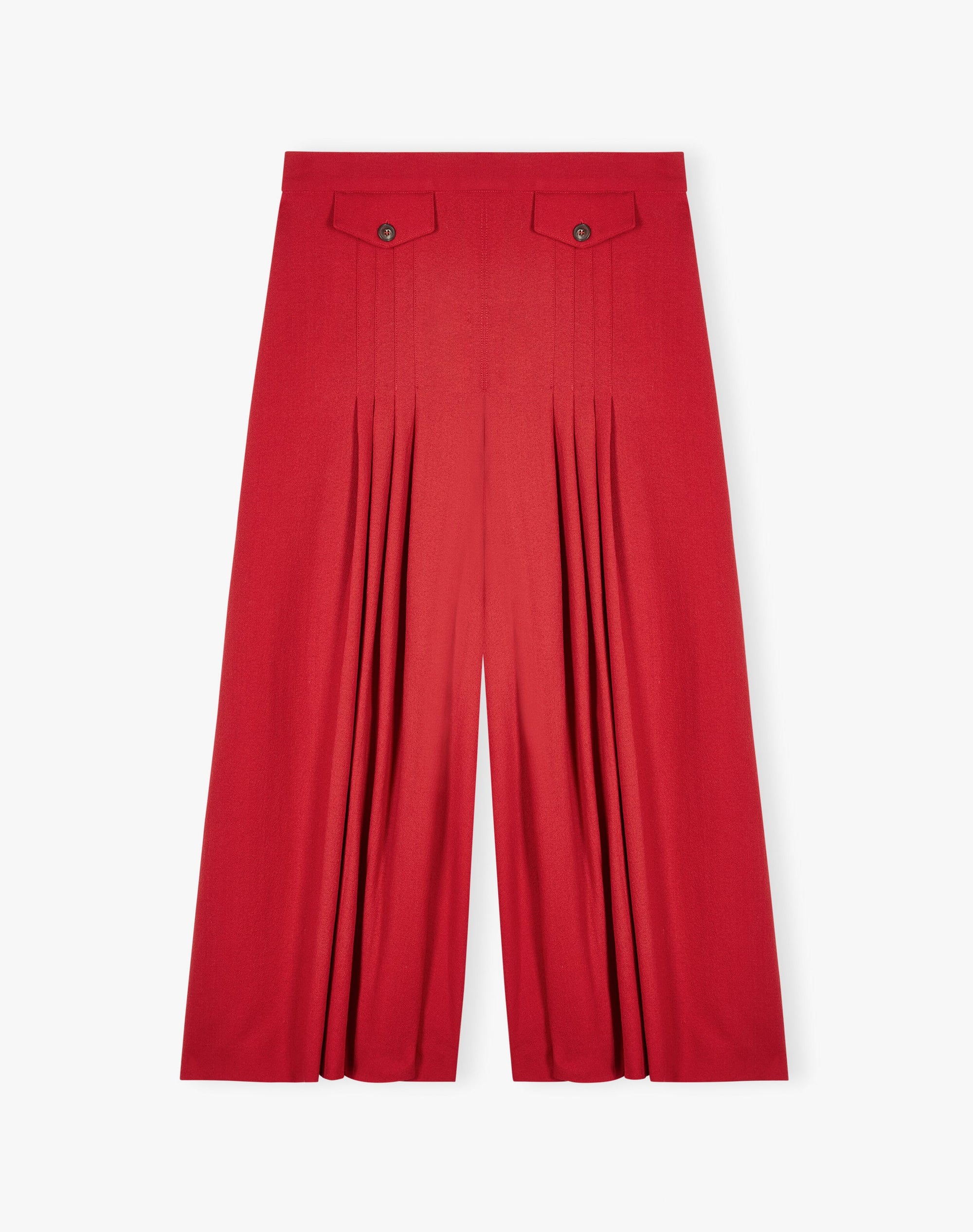 Wool Crepe Culottes