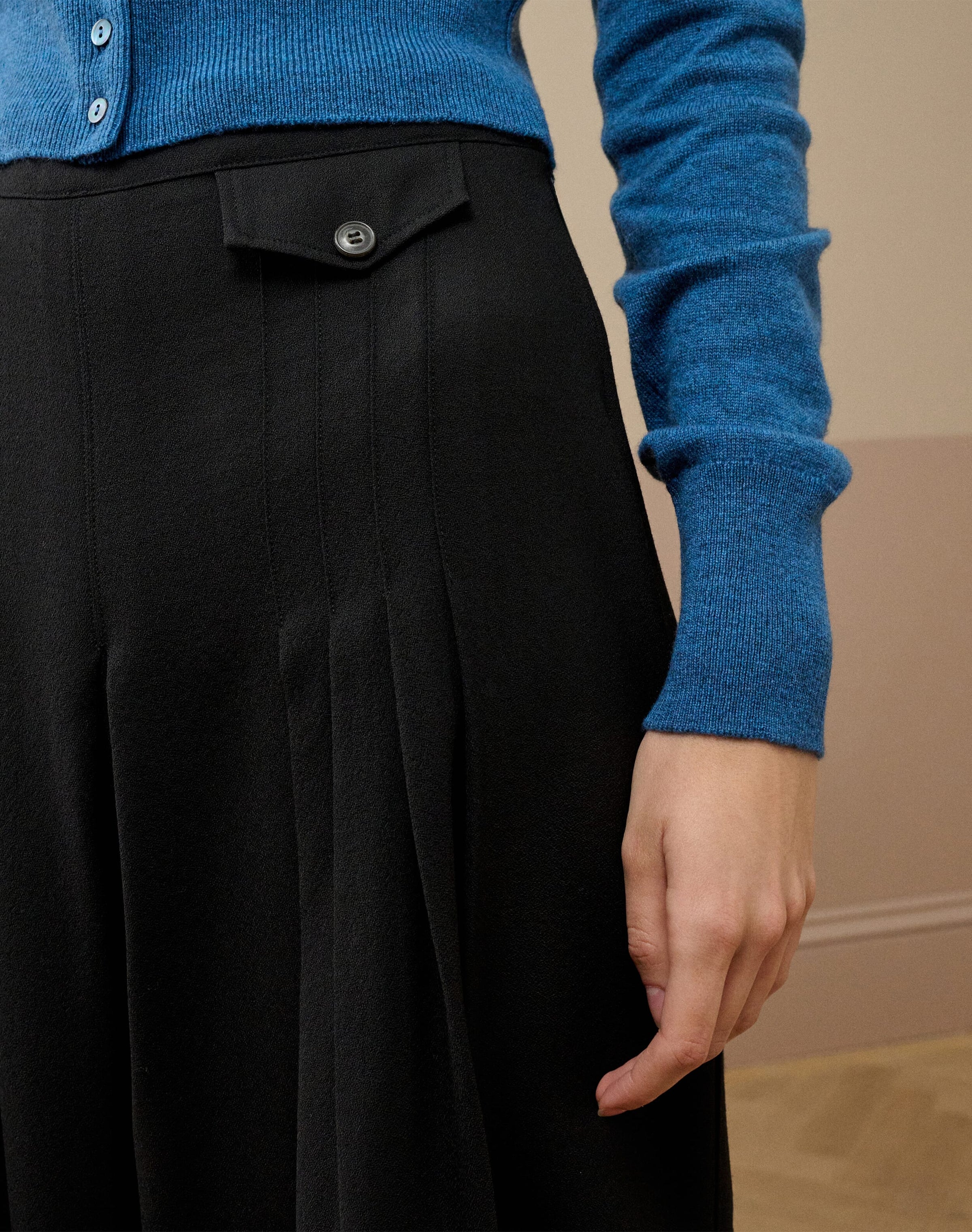 Wool Crepe Culottes