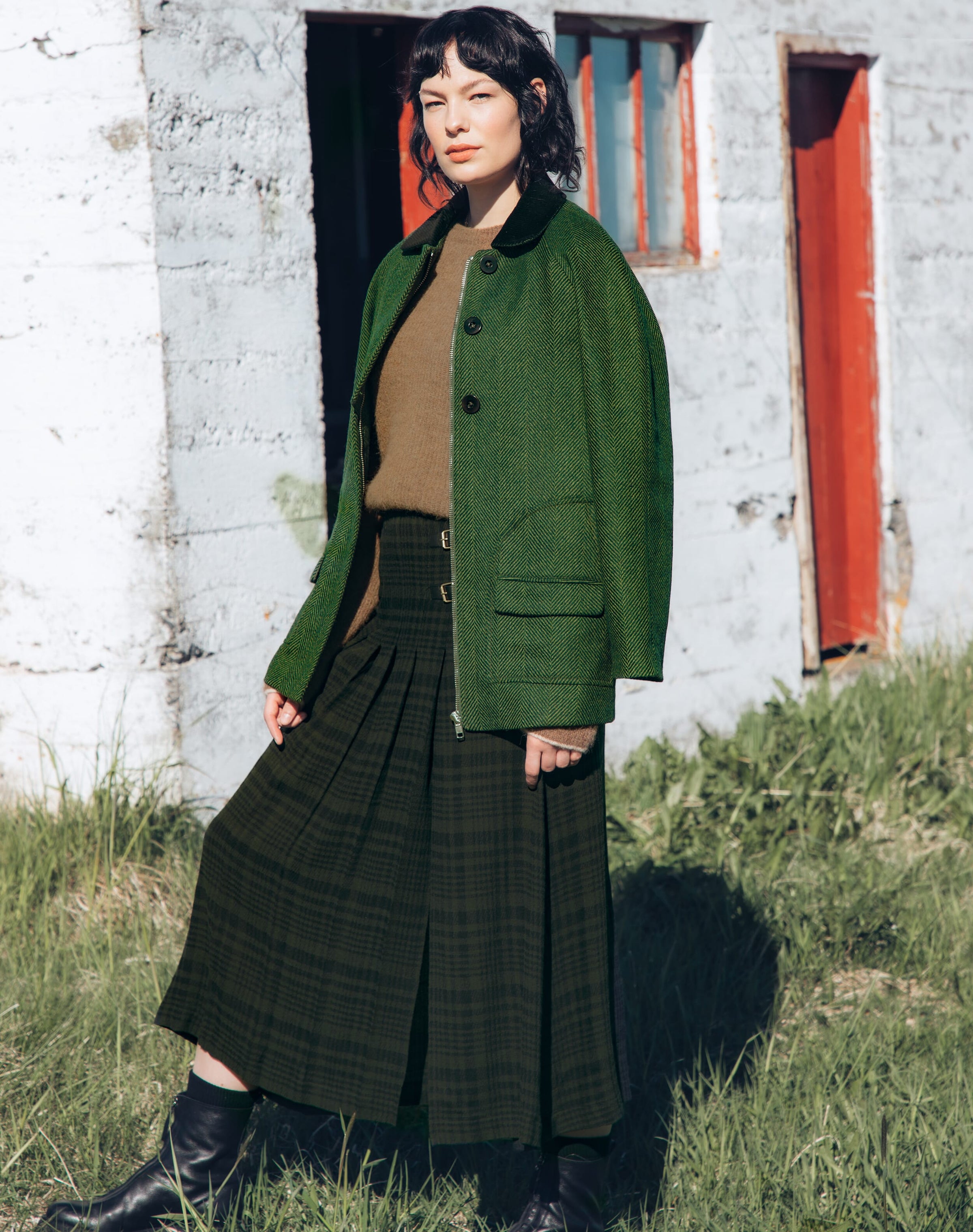 Check Pleated Kilt