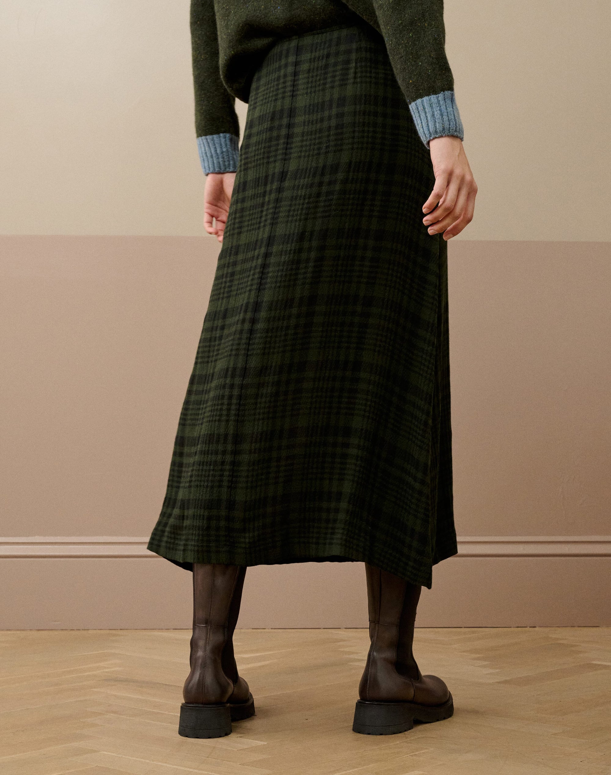 Check Pleated Kilt