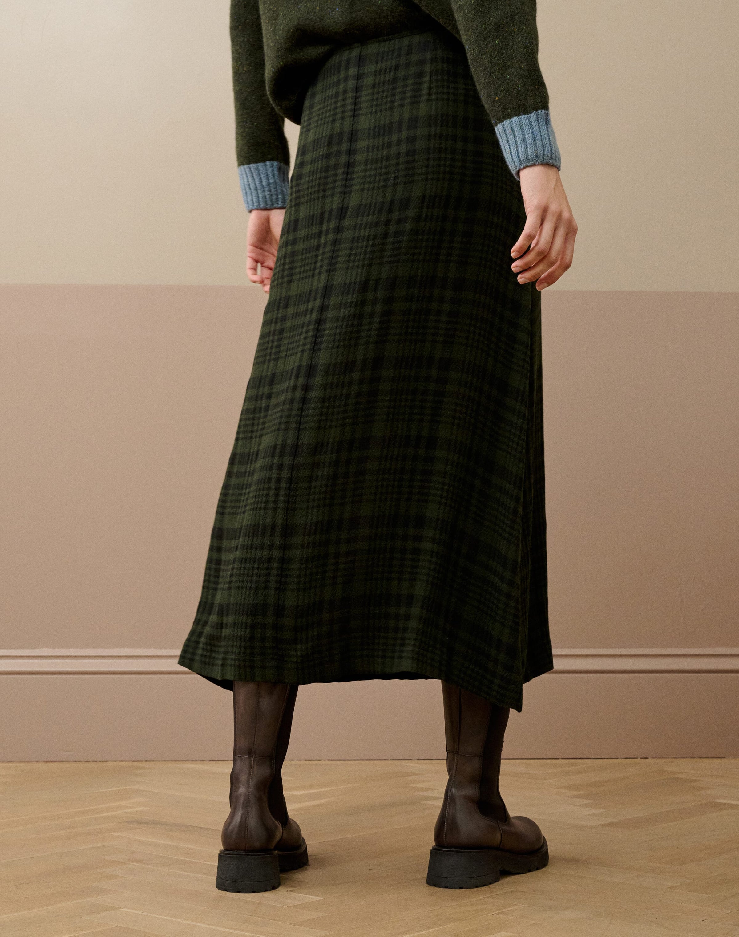 Check Pleated Kilt