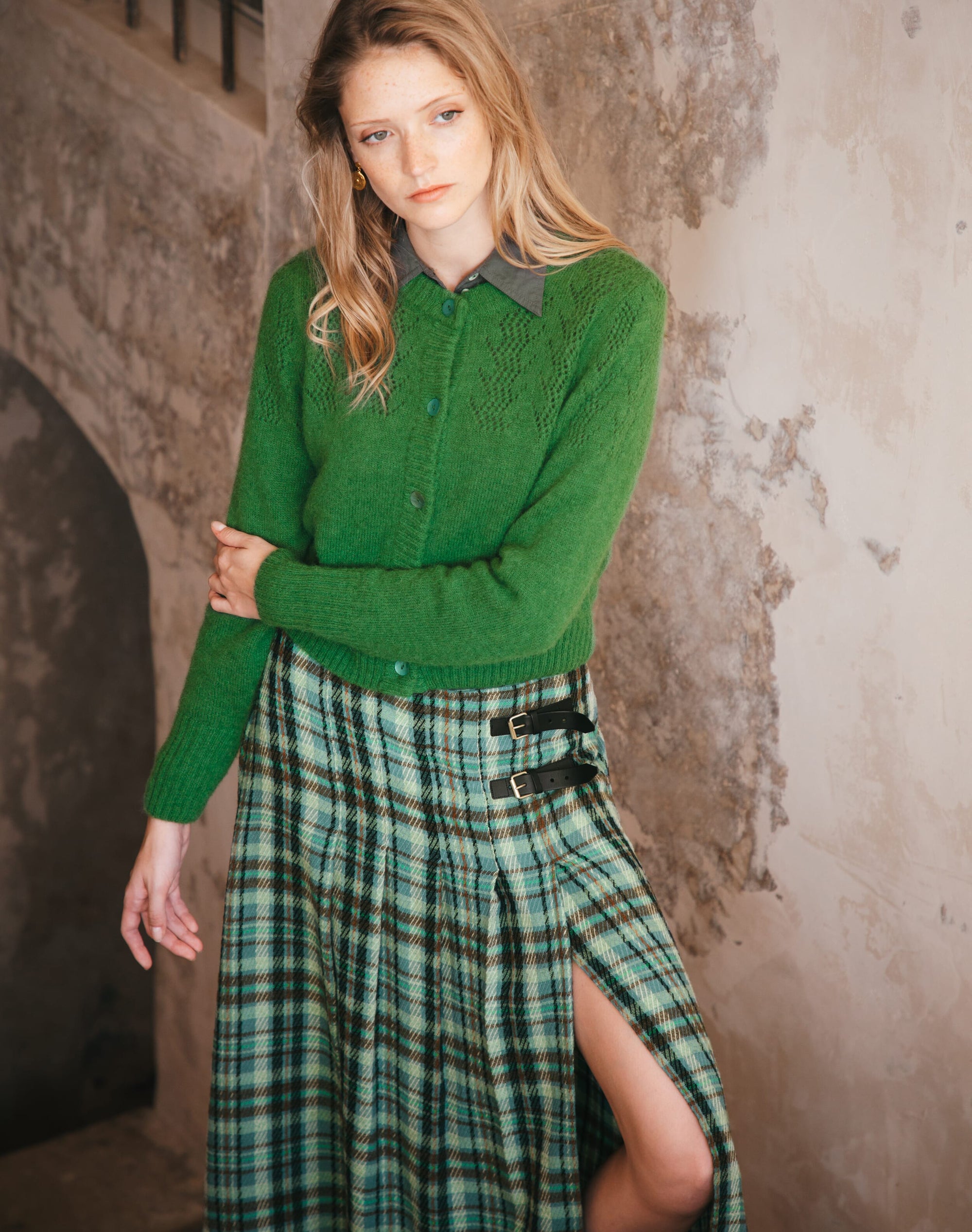 Plaid Pleated Kilt