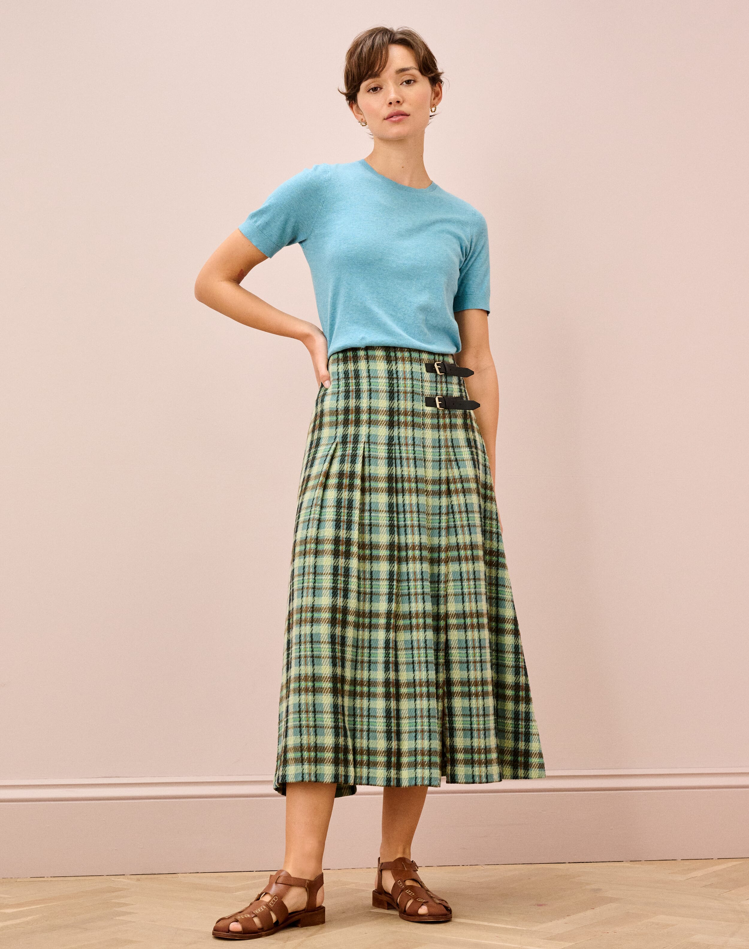 Plaid Pleated Kilt