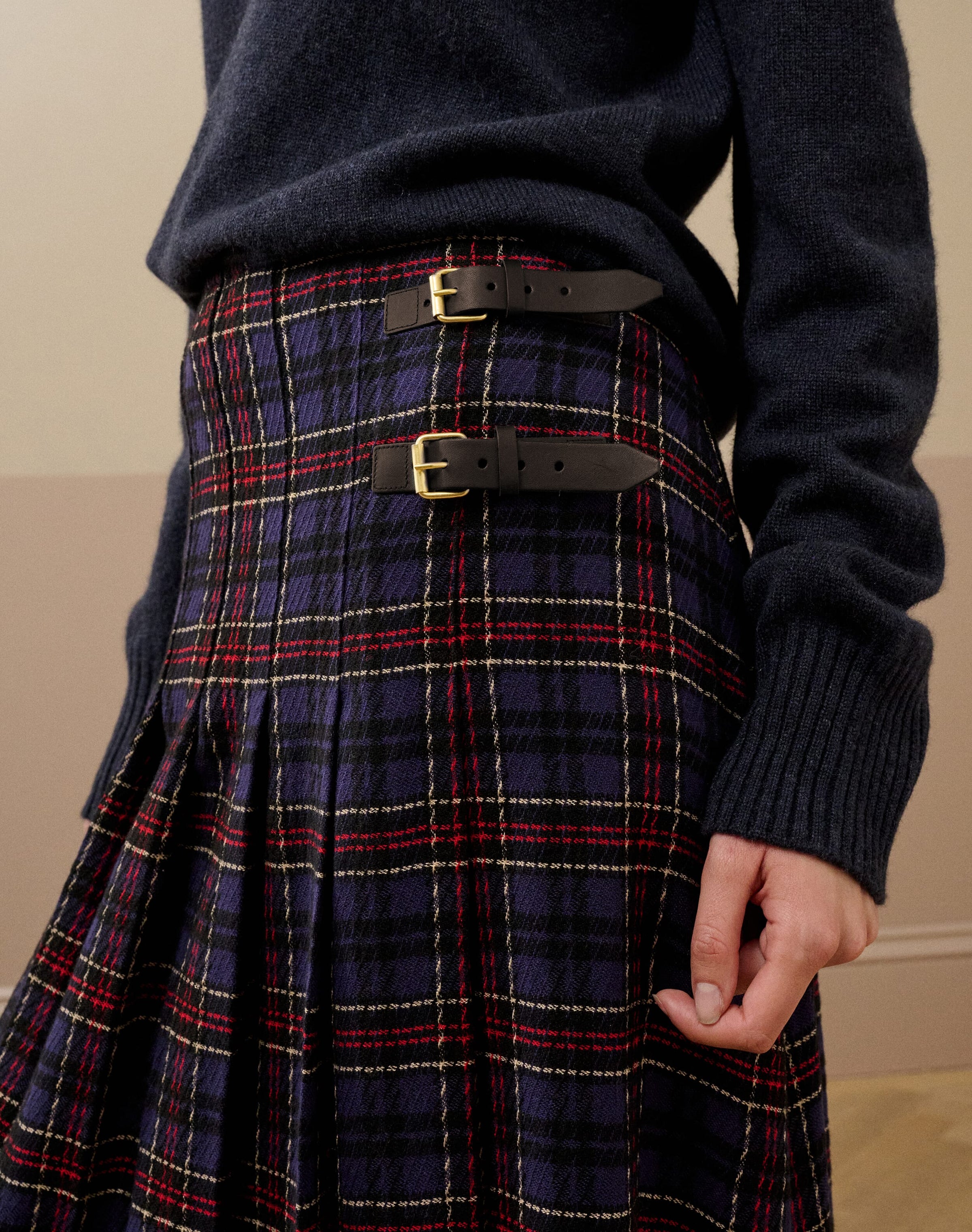 Plaid Pleated Kilt