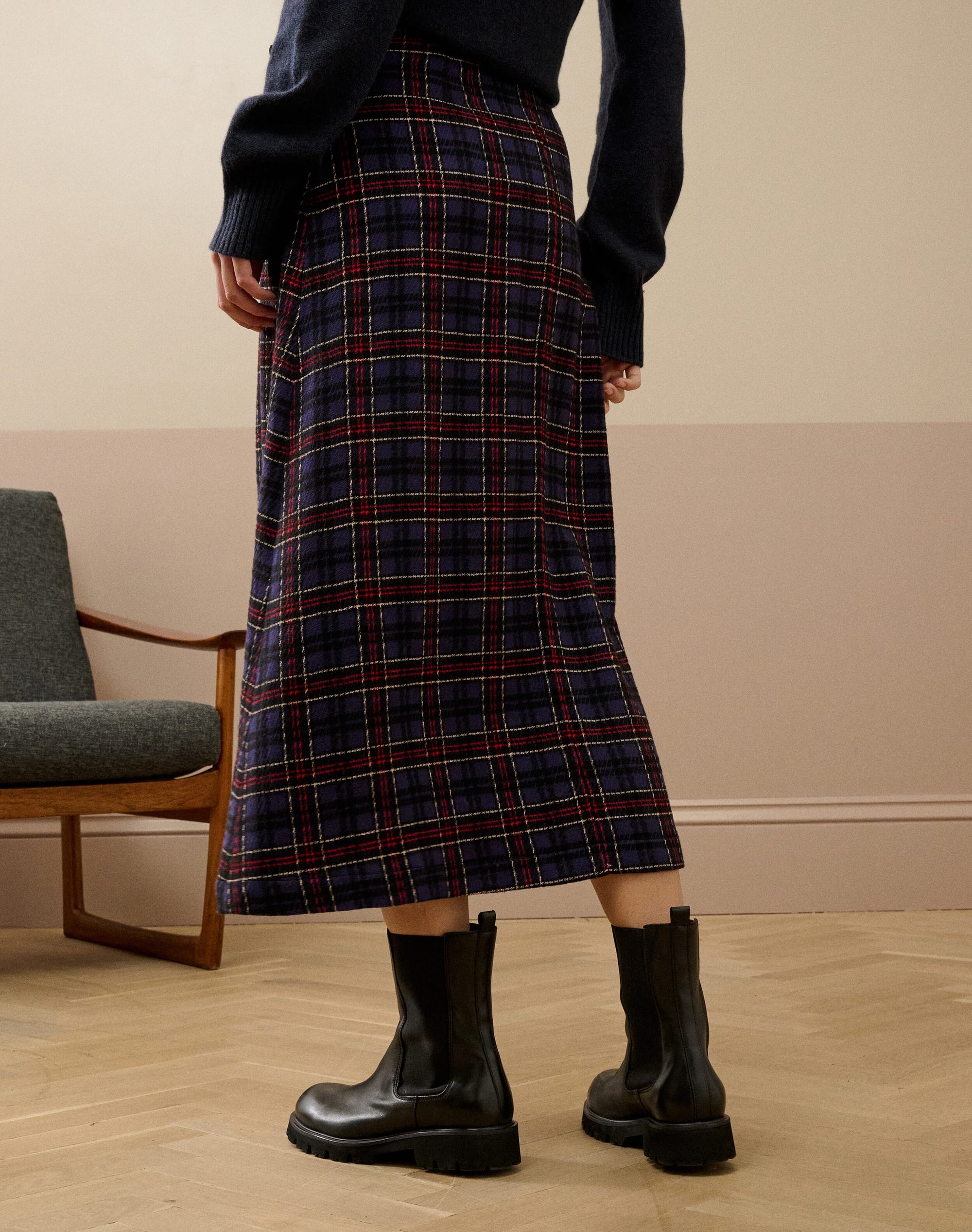 Plaid Pleated Kilt
