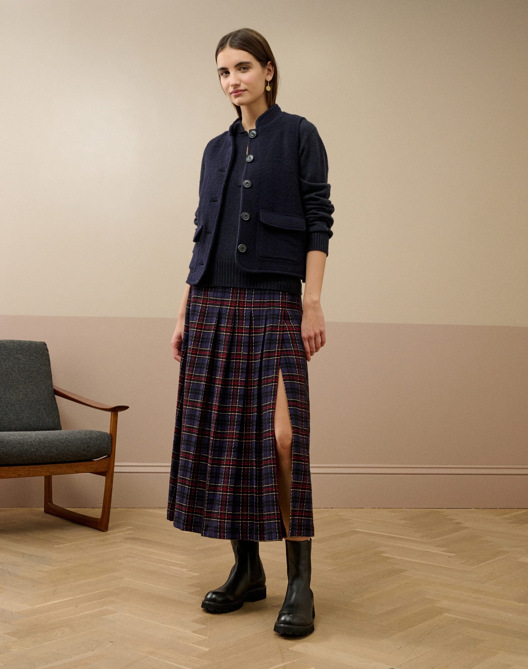 Plaid Pleated Kilt