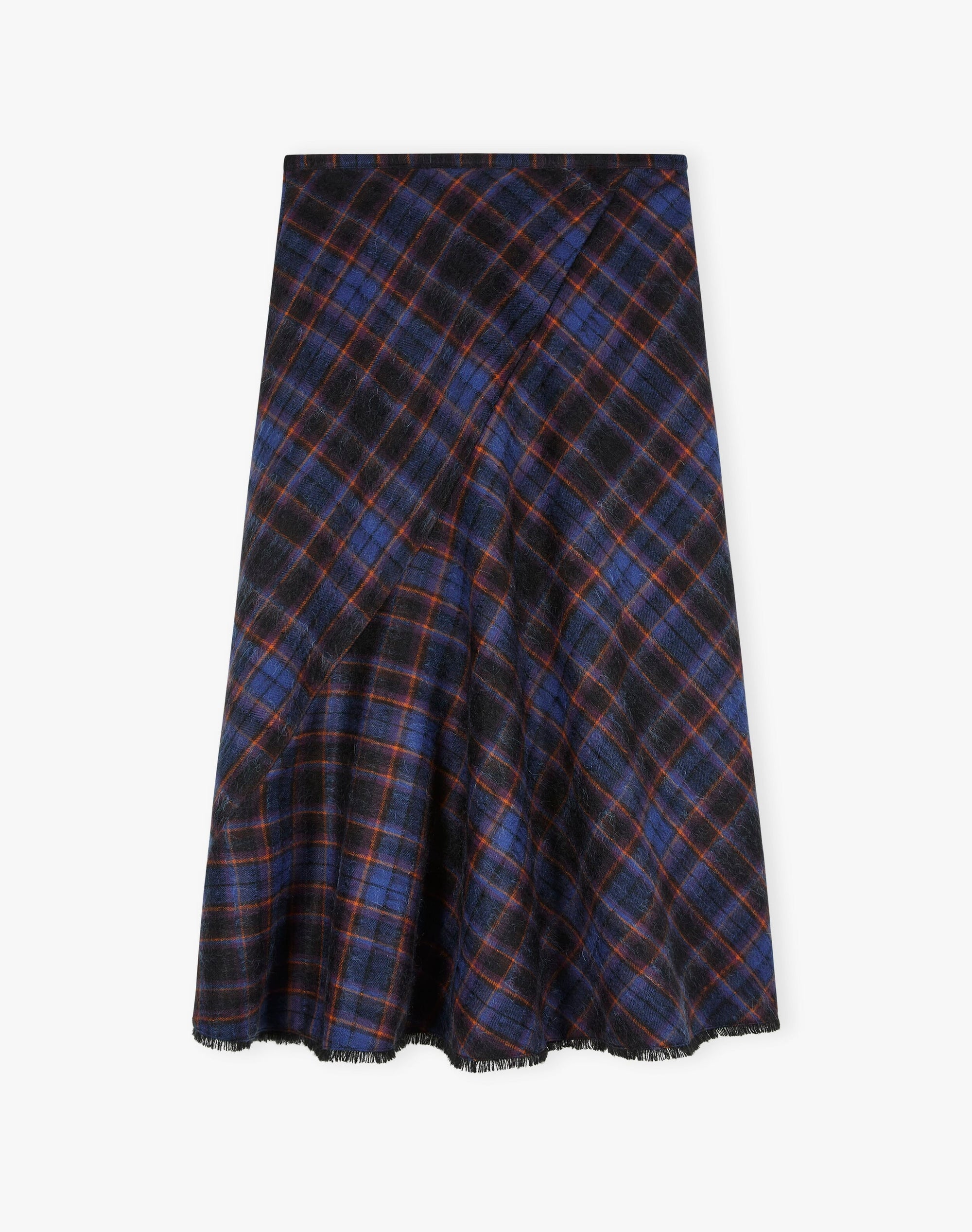 Scottish Mohair Check Skirt