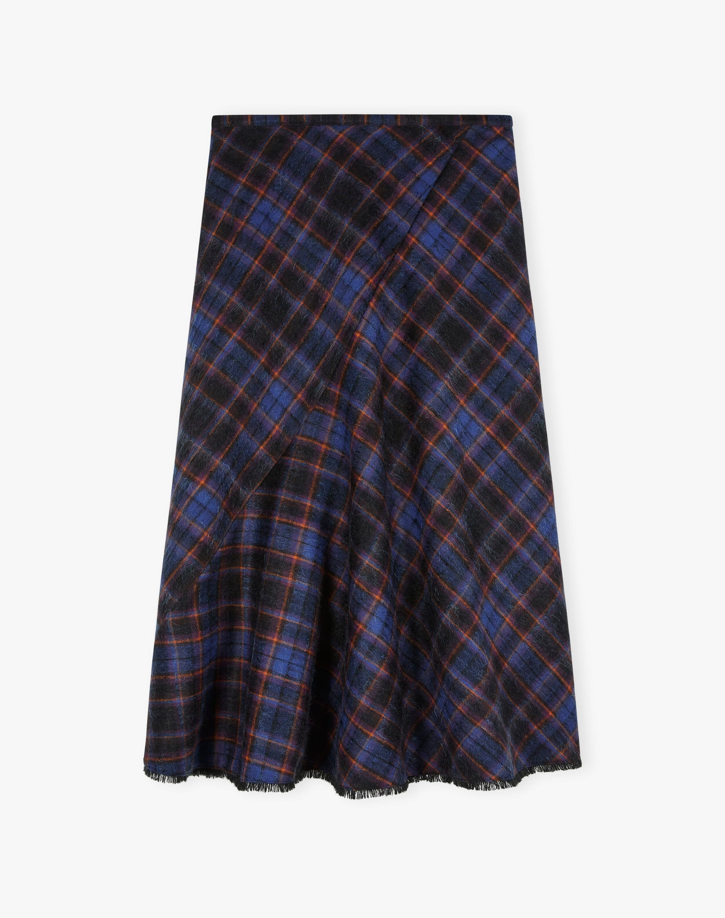 Scottish Mohair Check Skirt