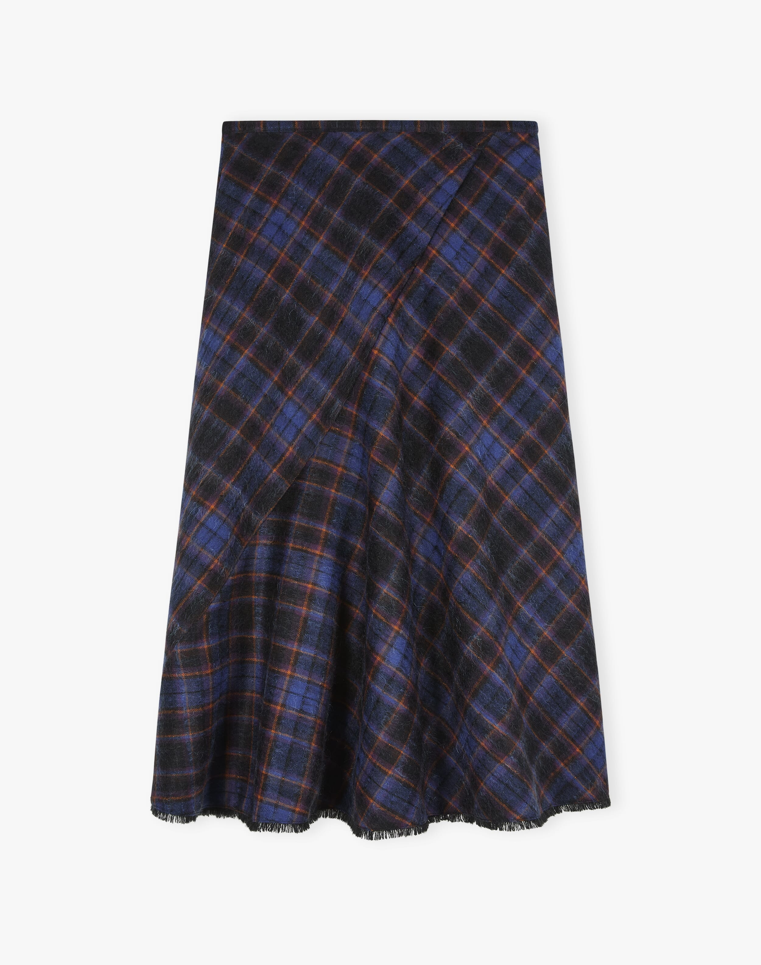 Scottish Mohair Check Skirt