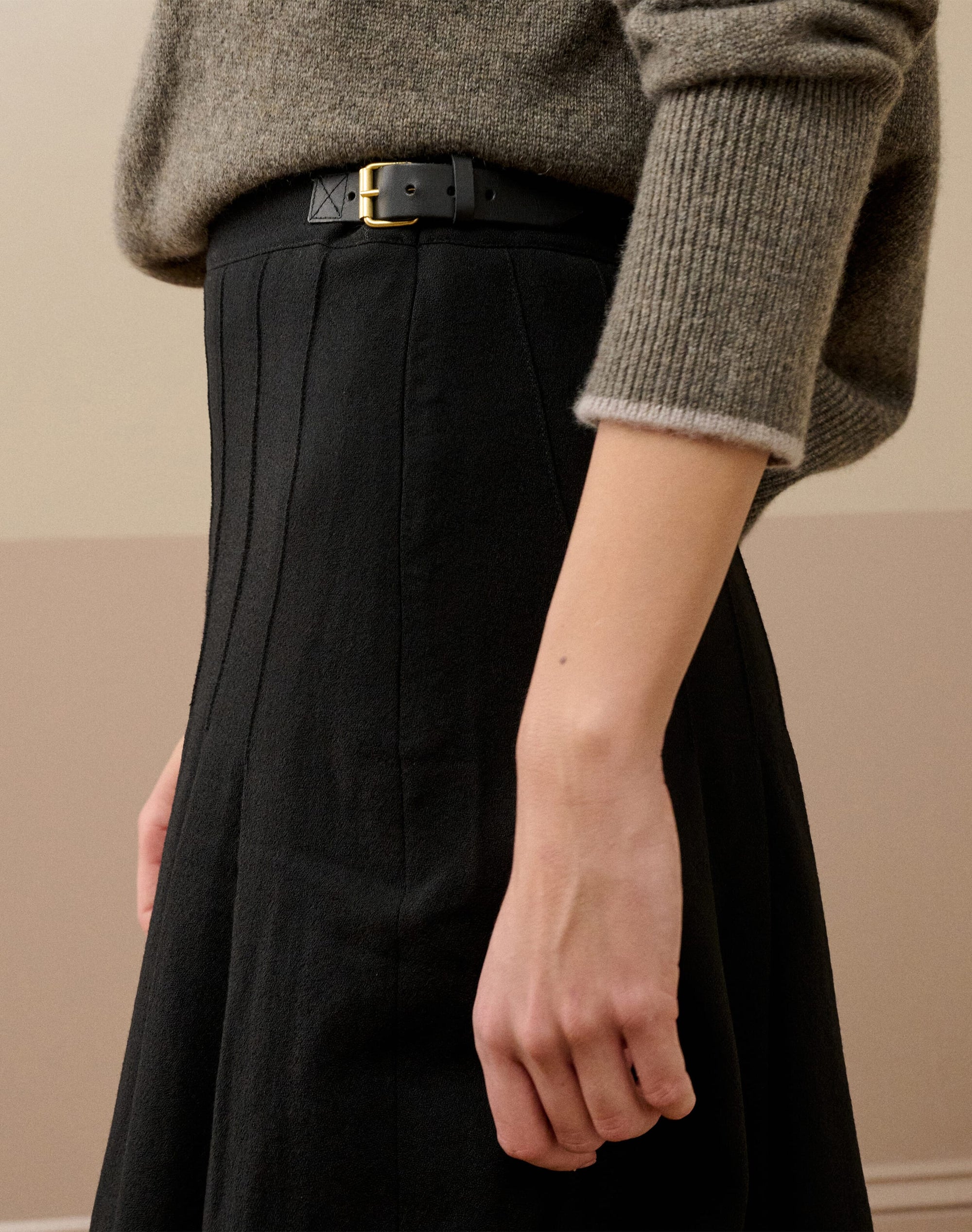Wool Crepe Kilt