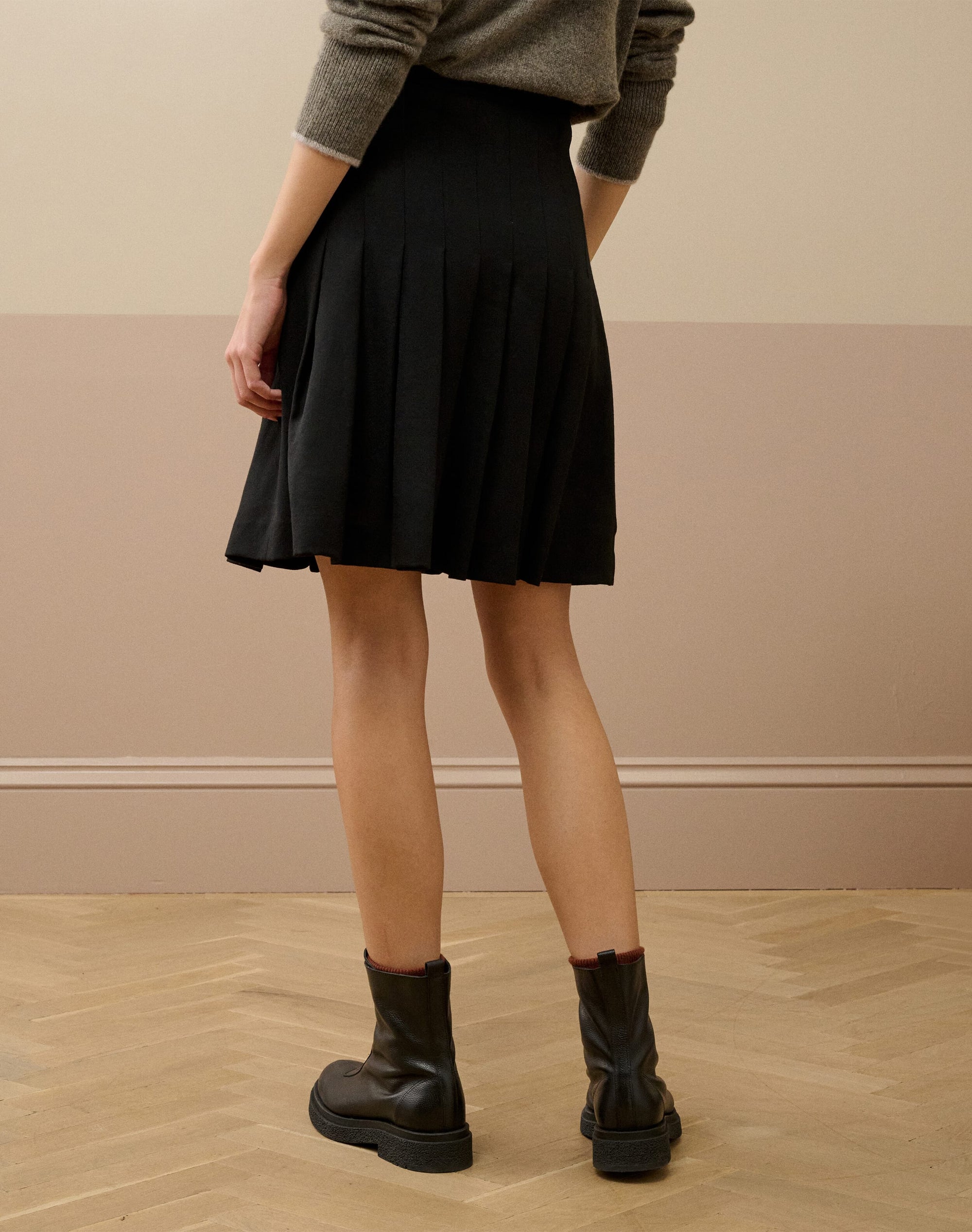 Wool Crepe Kilt