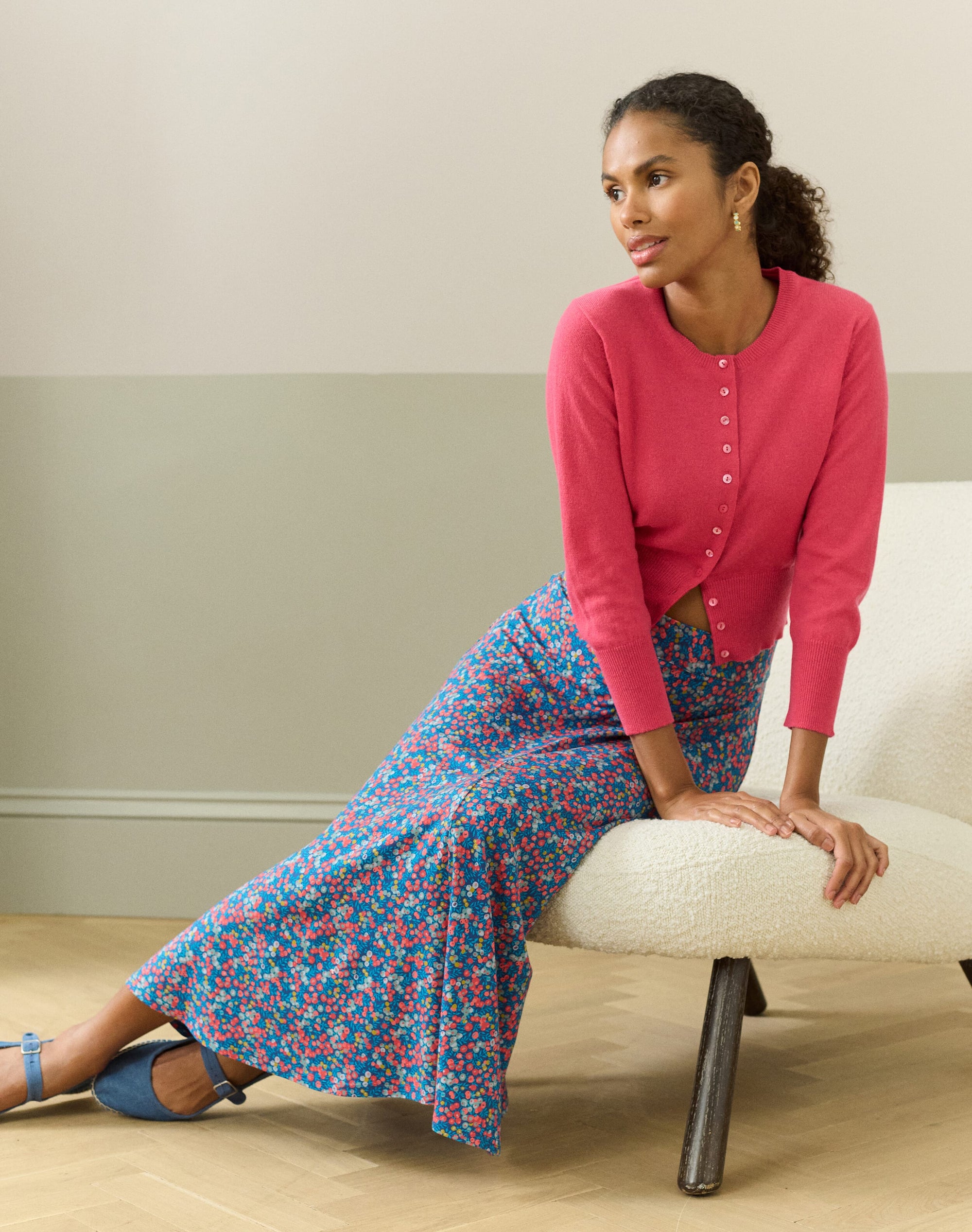 Liberty Print Jersey Skirt