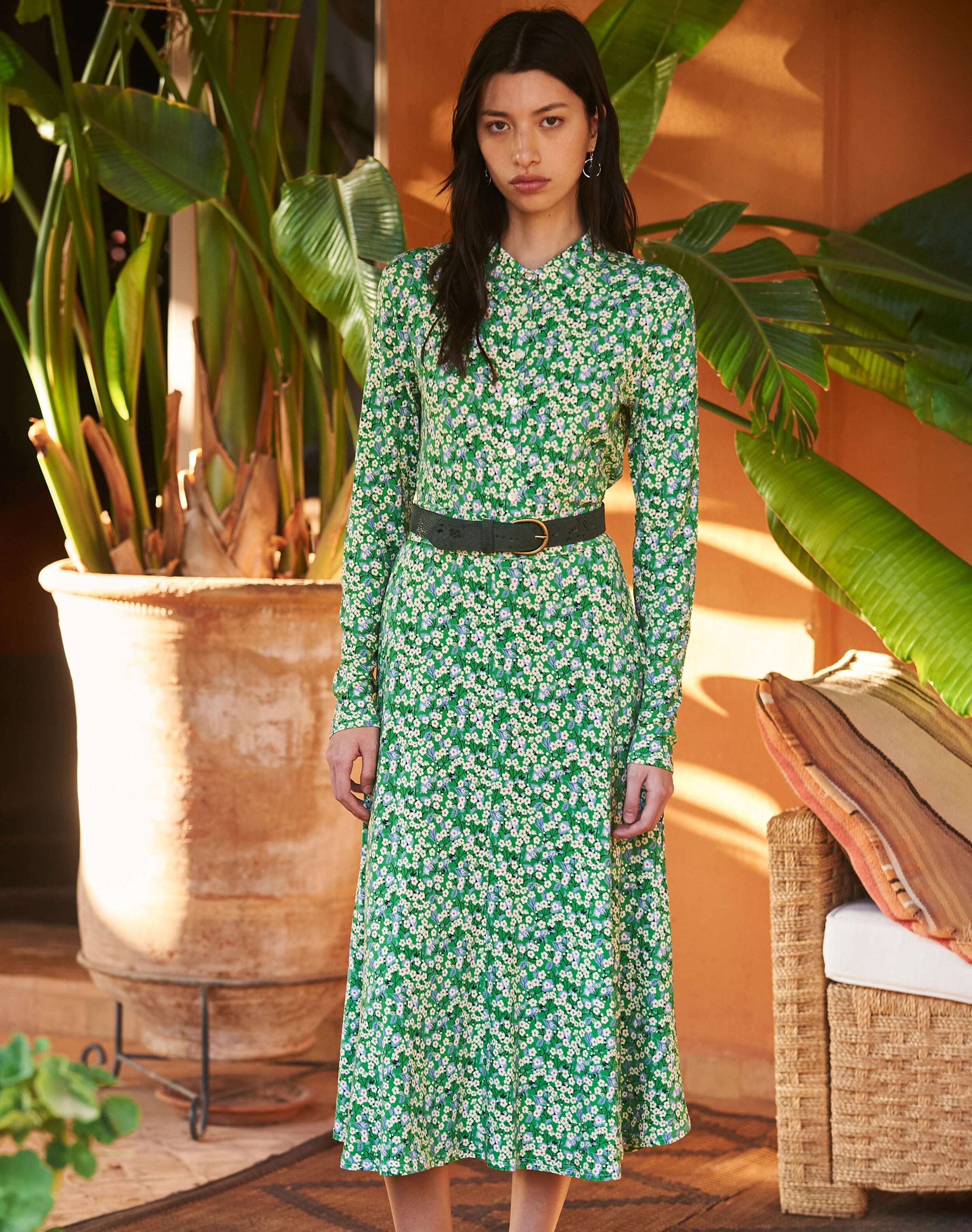 Liberty Print Jersey Skirt