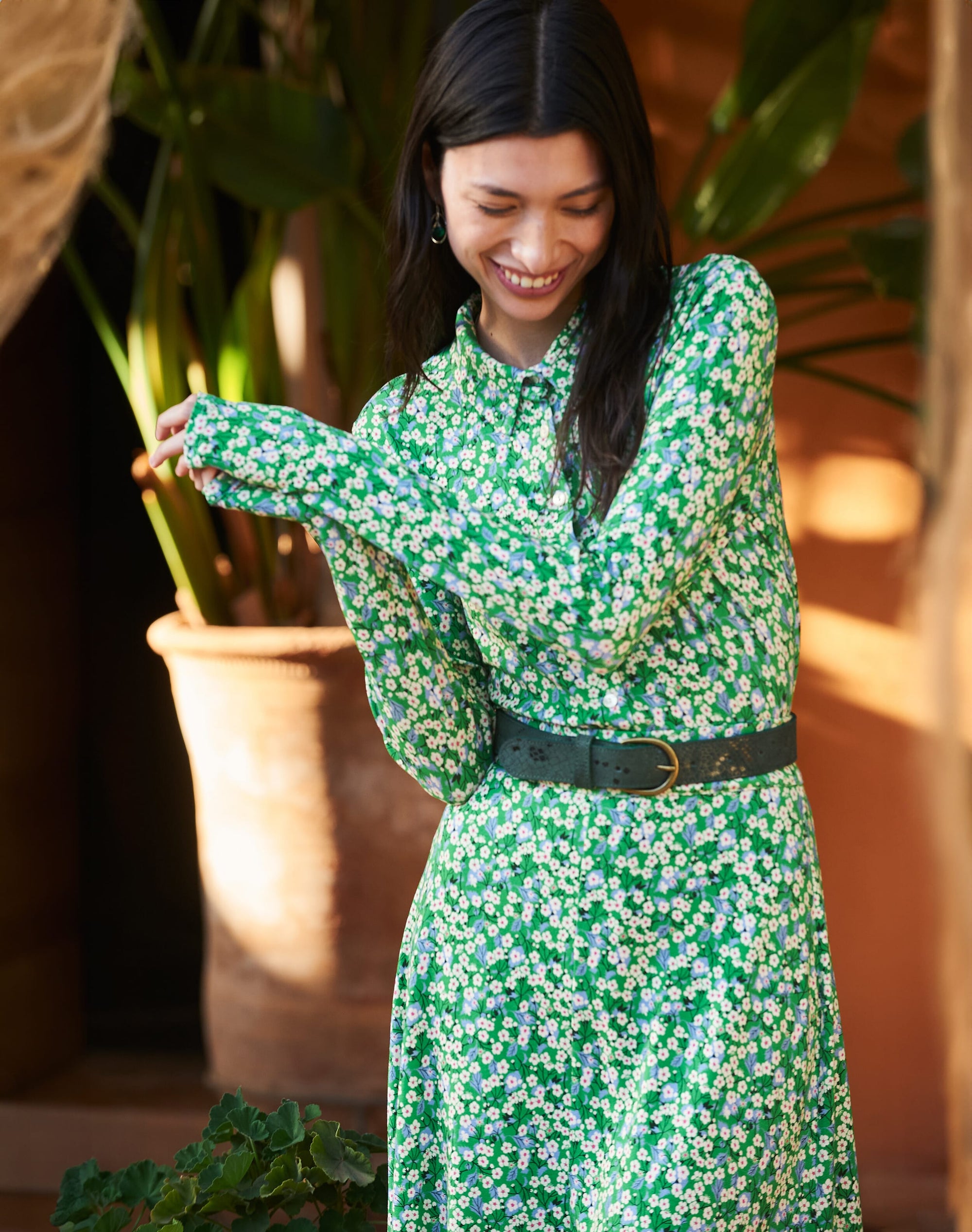 Liberty Print Jersey Skirt
