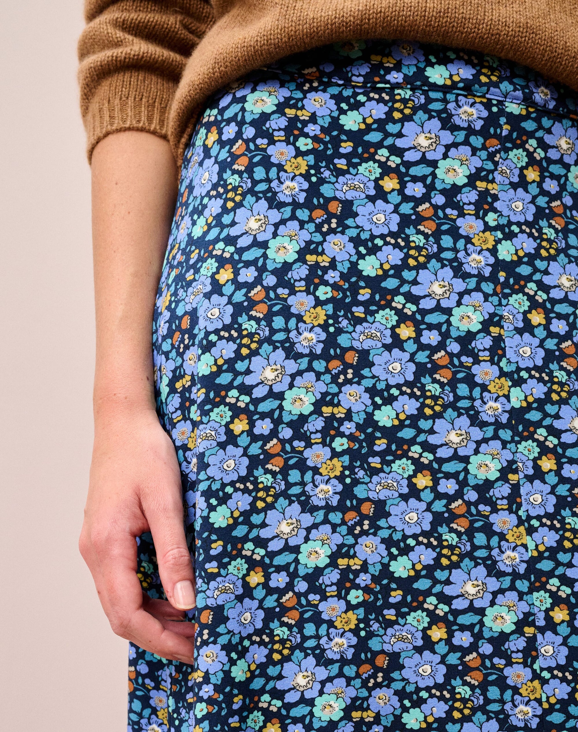 Liberty Print Jersey Skirt