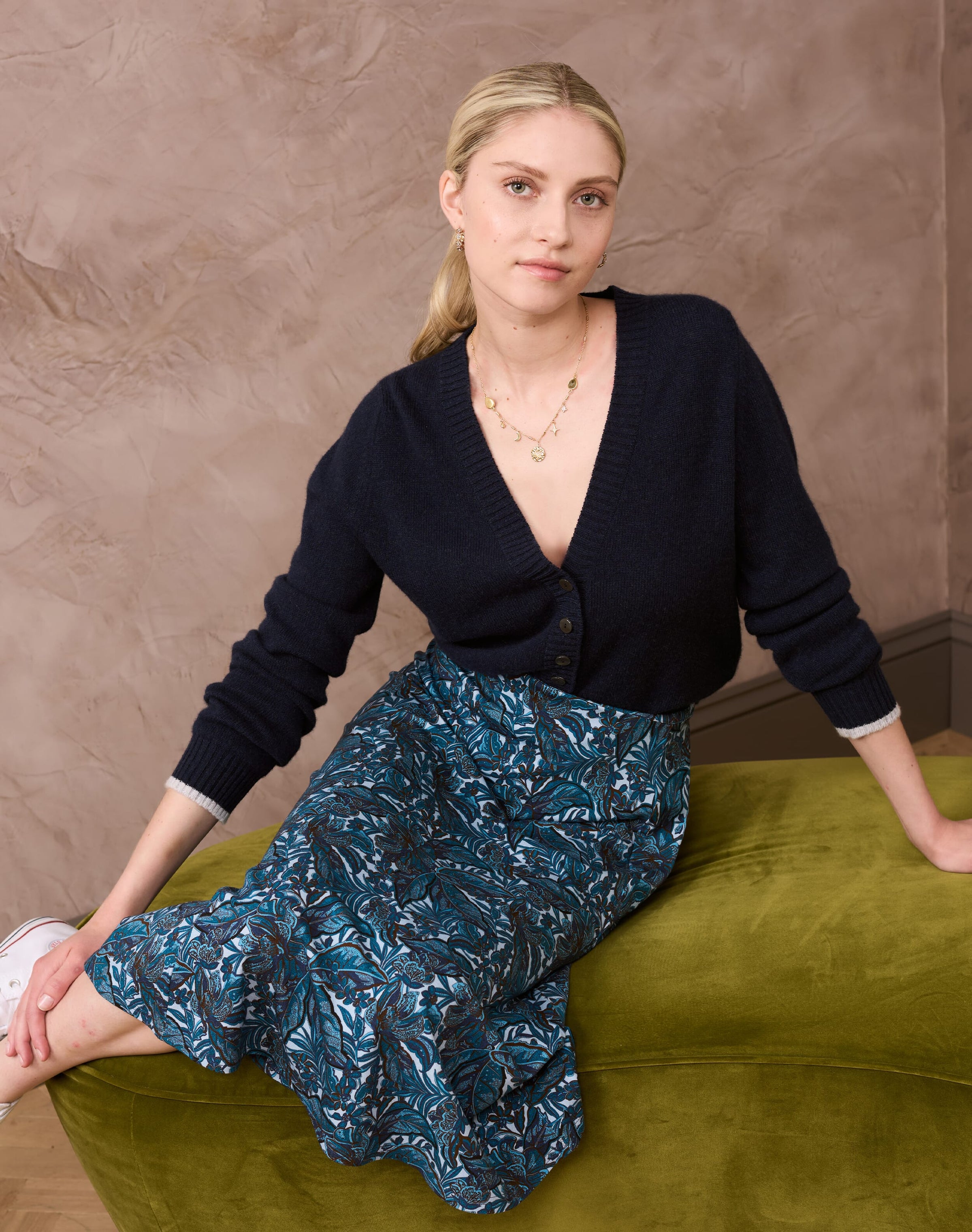 Liberty Print Jersey Skirt