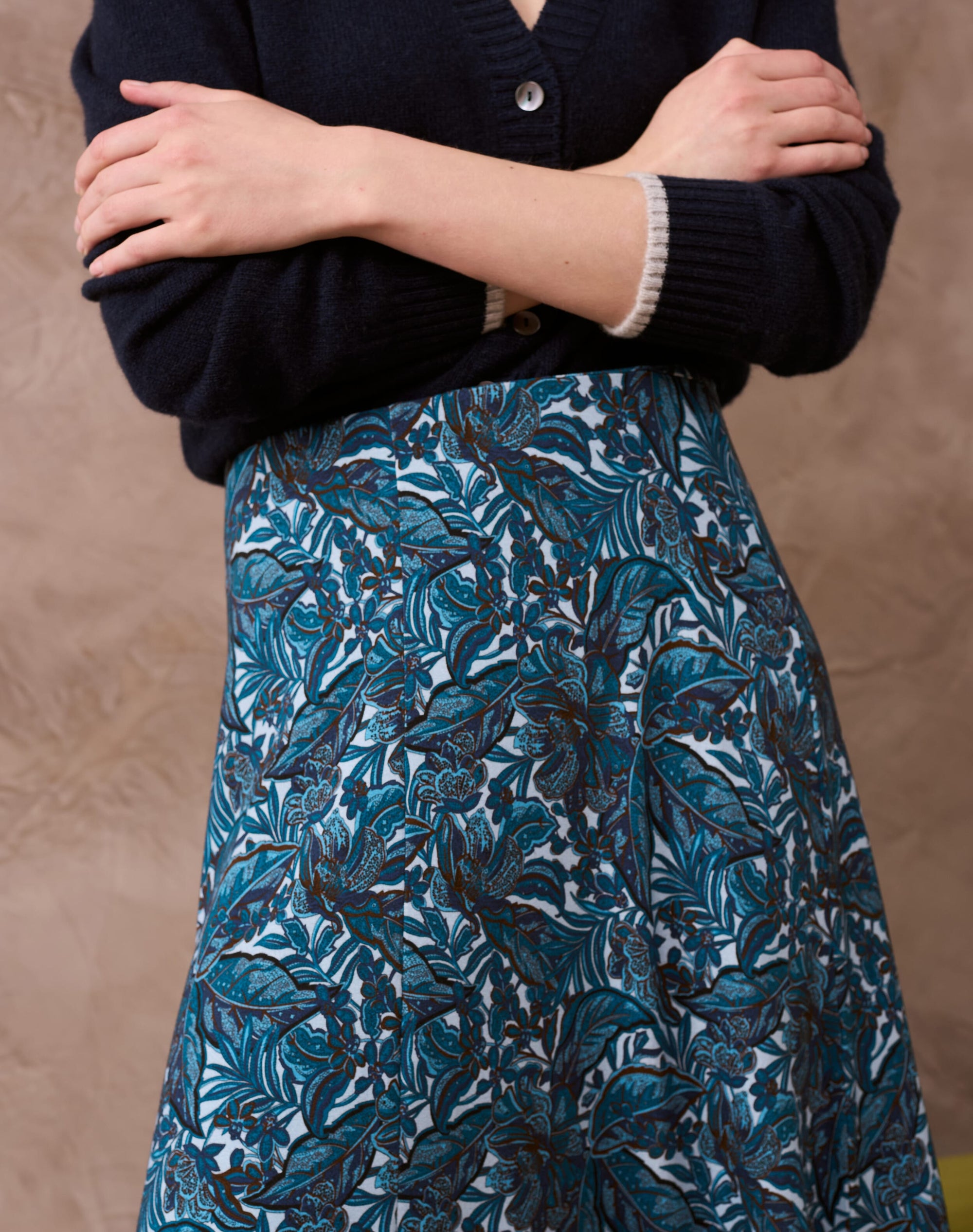 Liberty Print Jersey Skirt