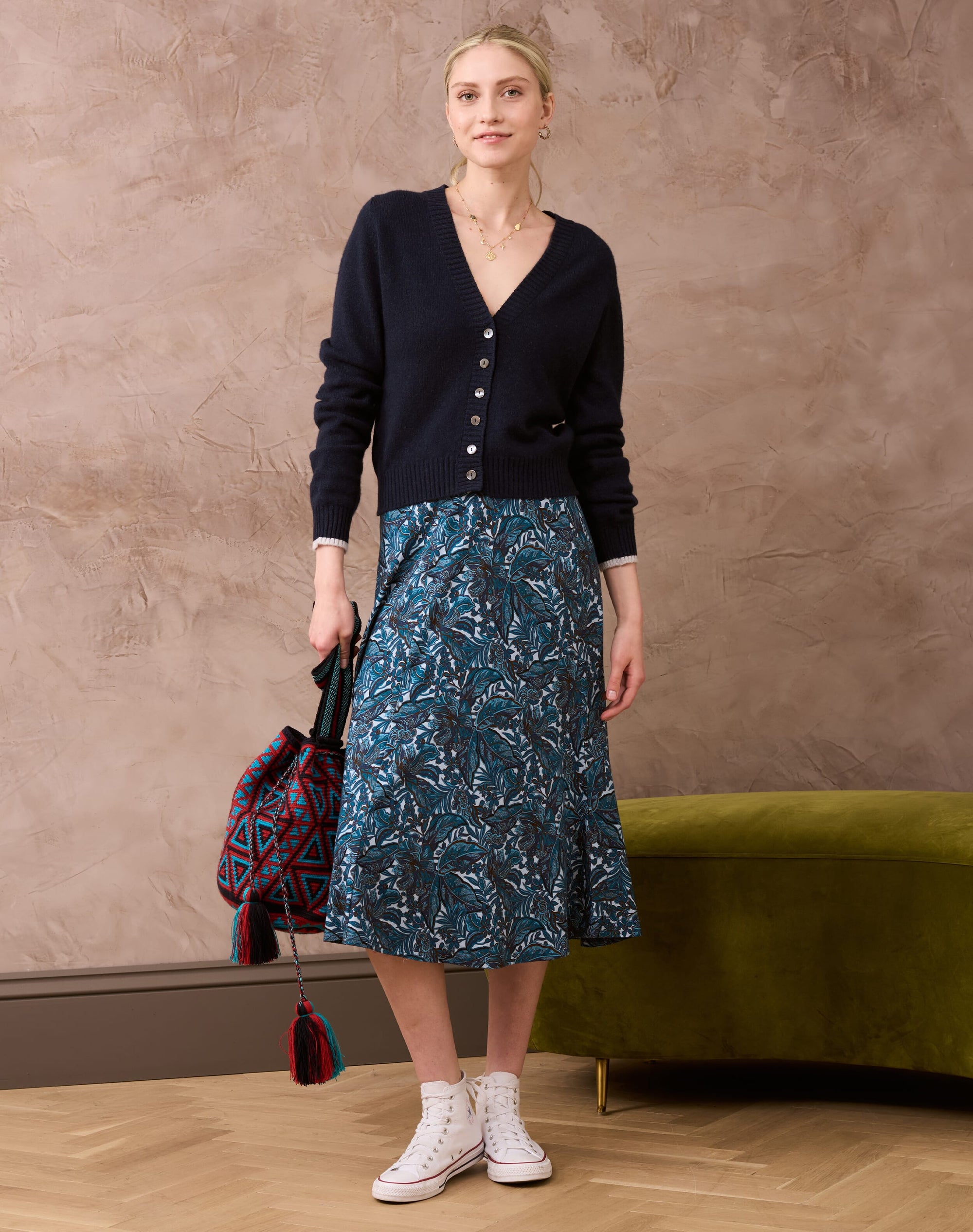 Liberty Print Jersey Skirt