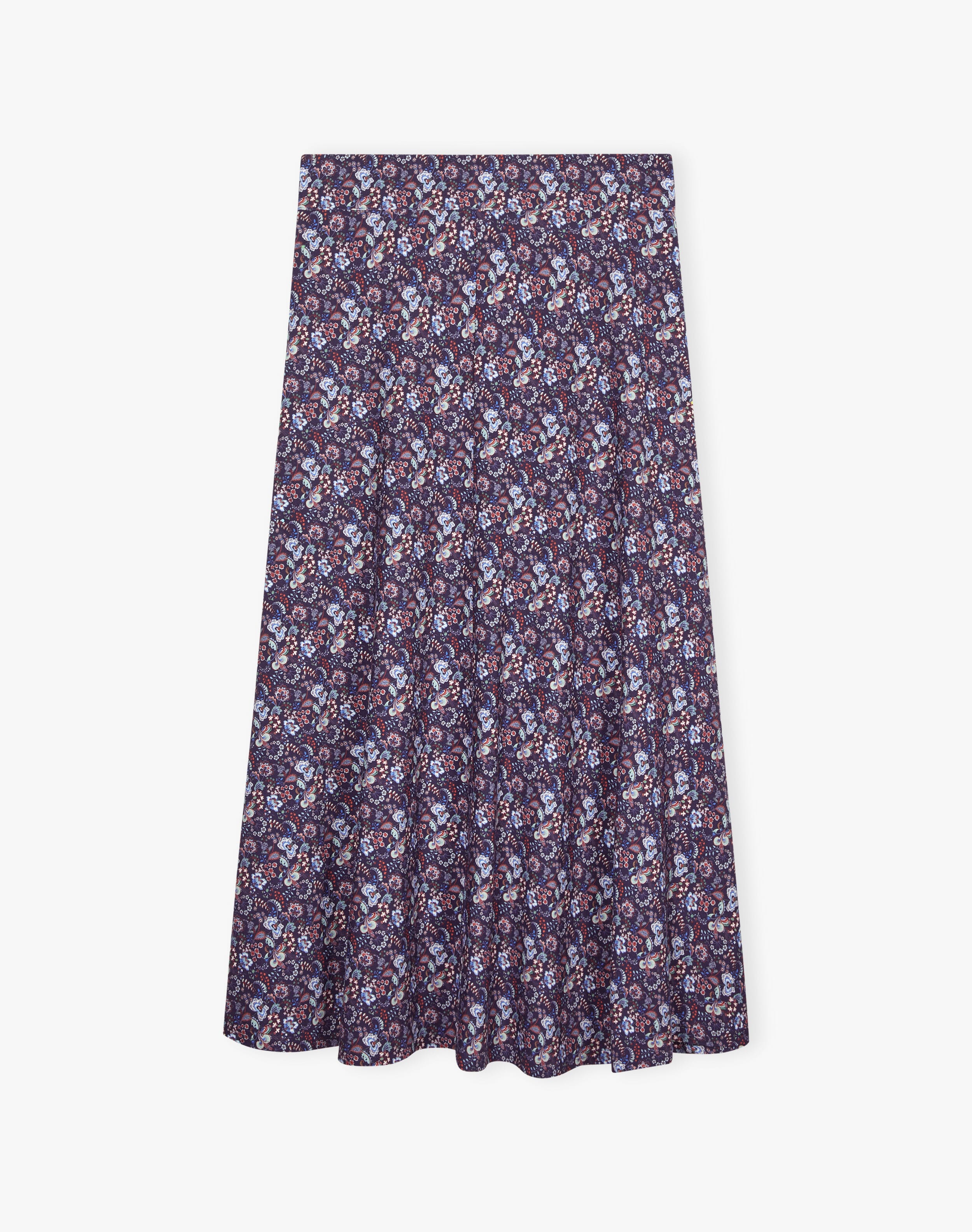 Liberty Print Jersey Skirt