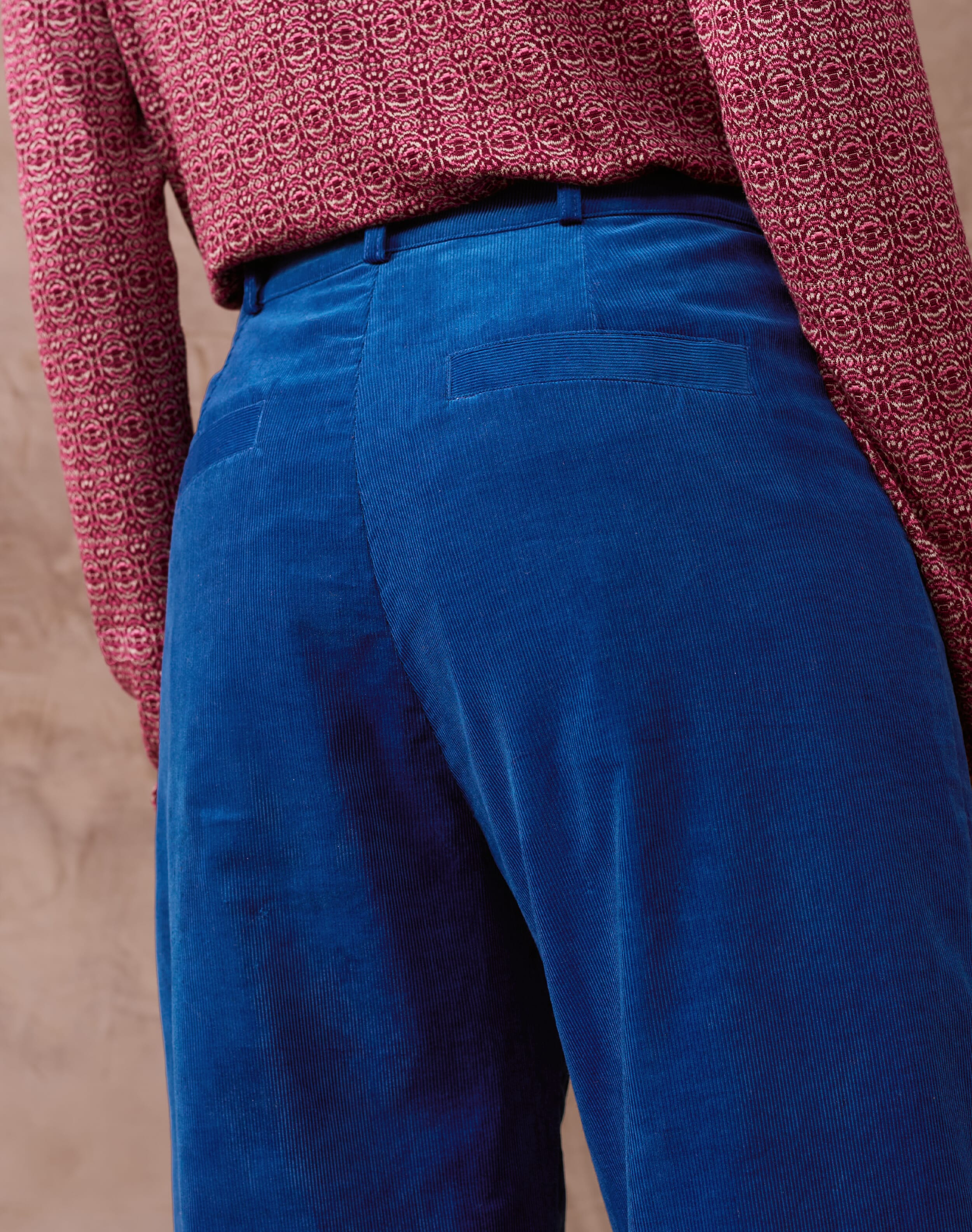 Needlecord Patch Pocket Trousers