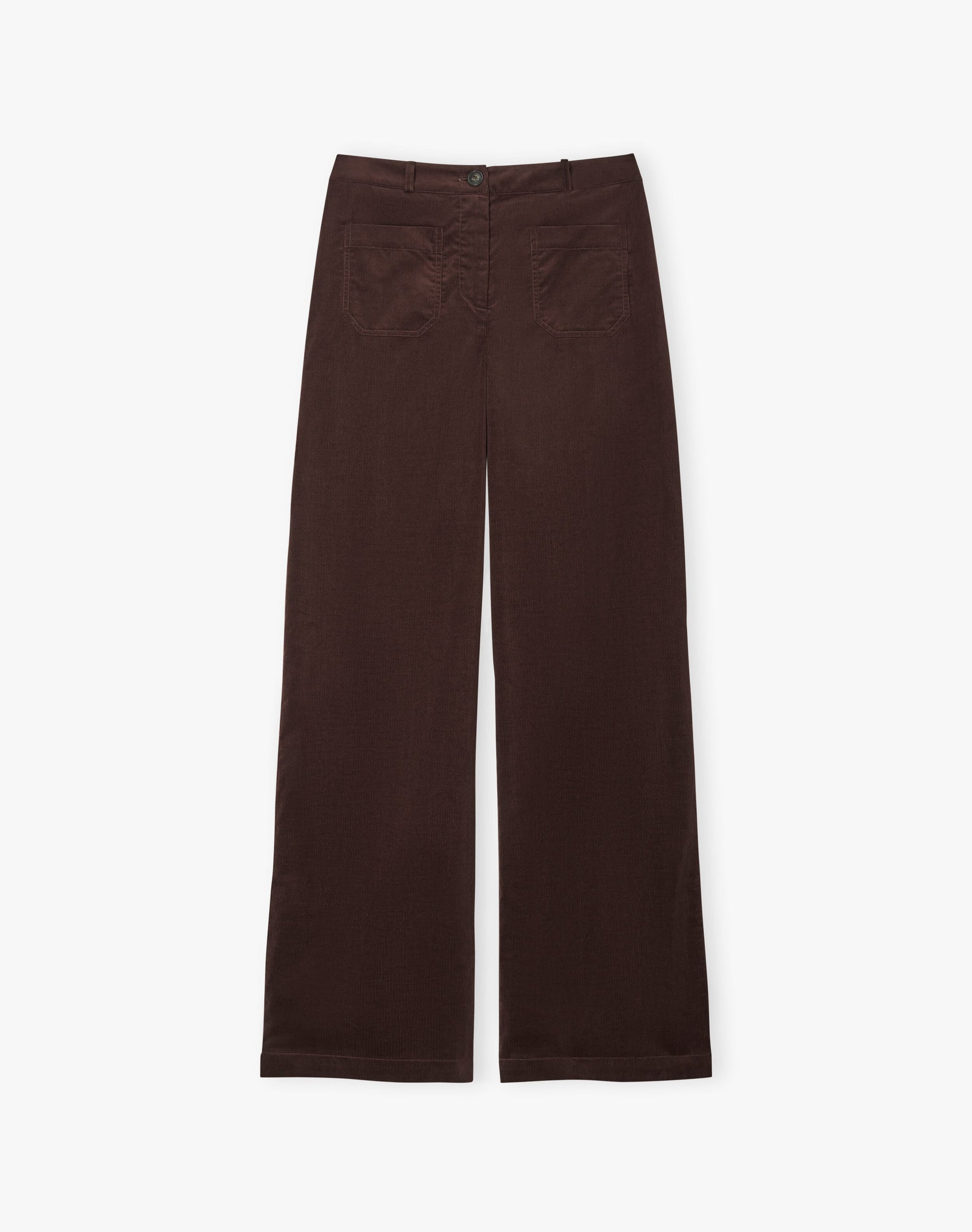 Needlecord Patch Pocket Trousers