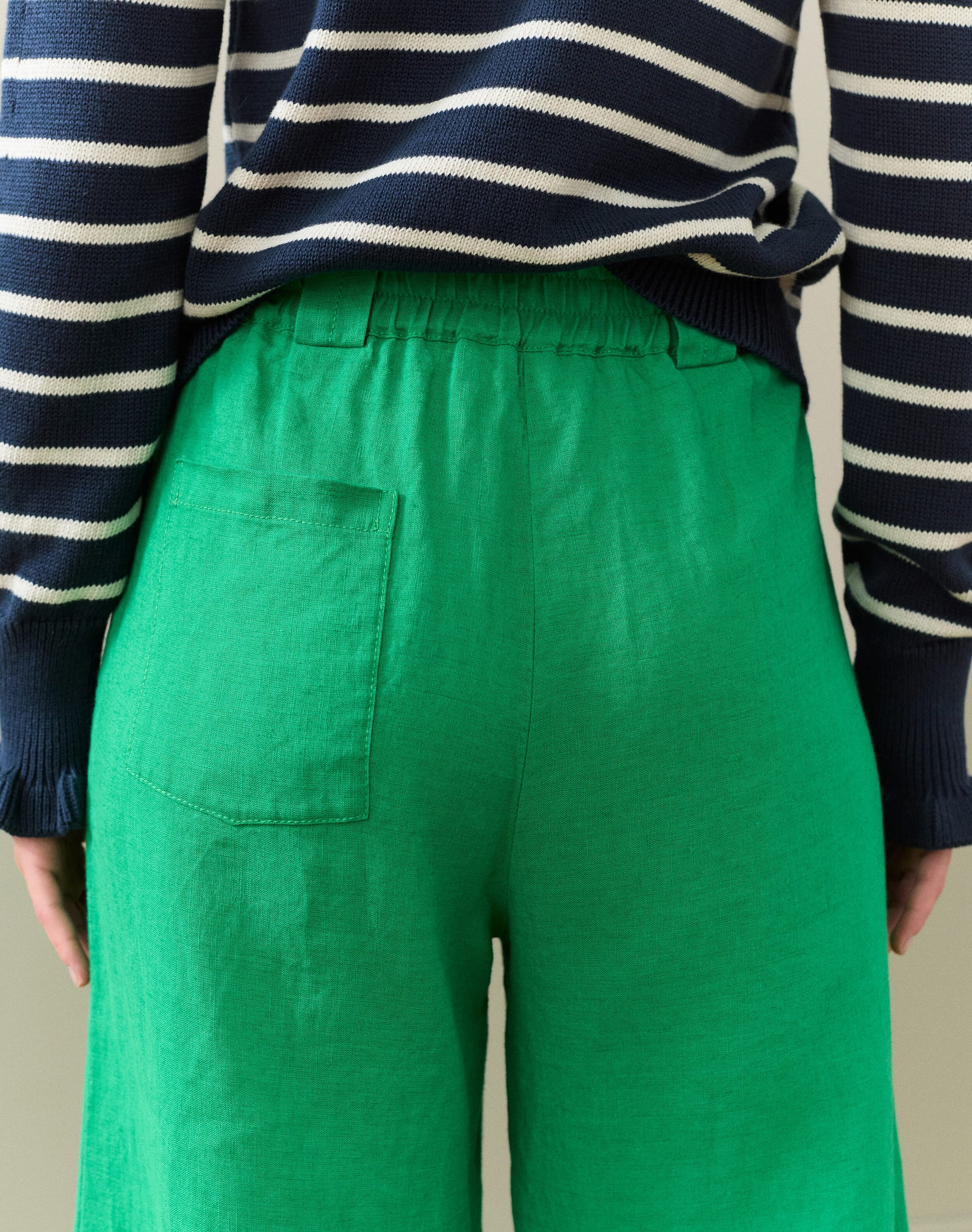 Linen Wide Leg Trousers