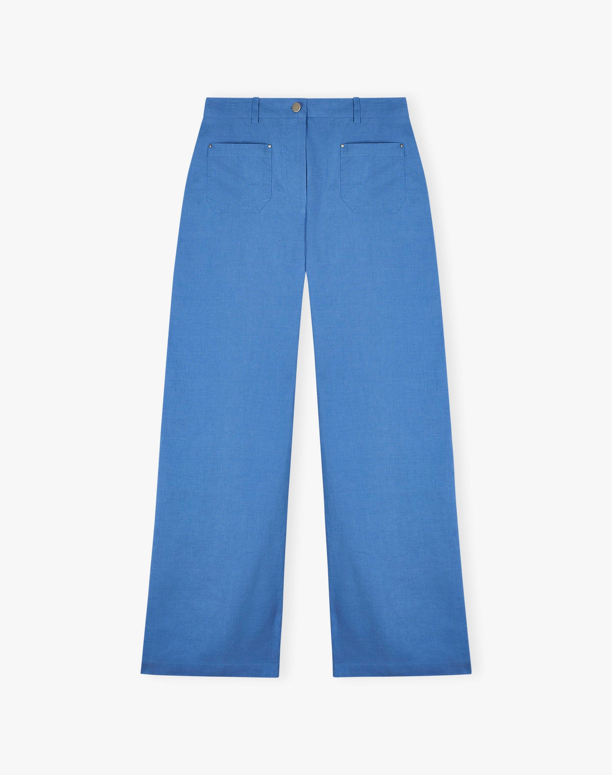 Linen High Waisted Trousers