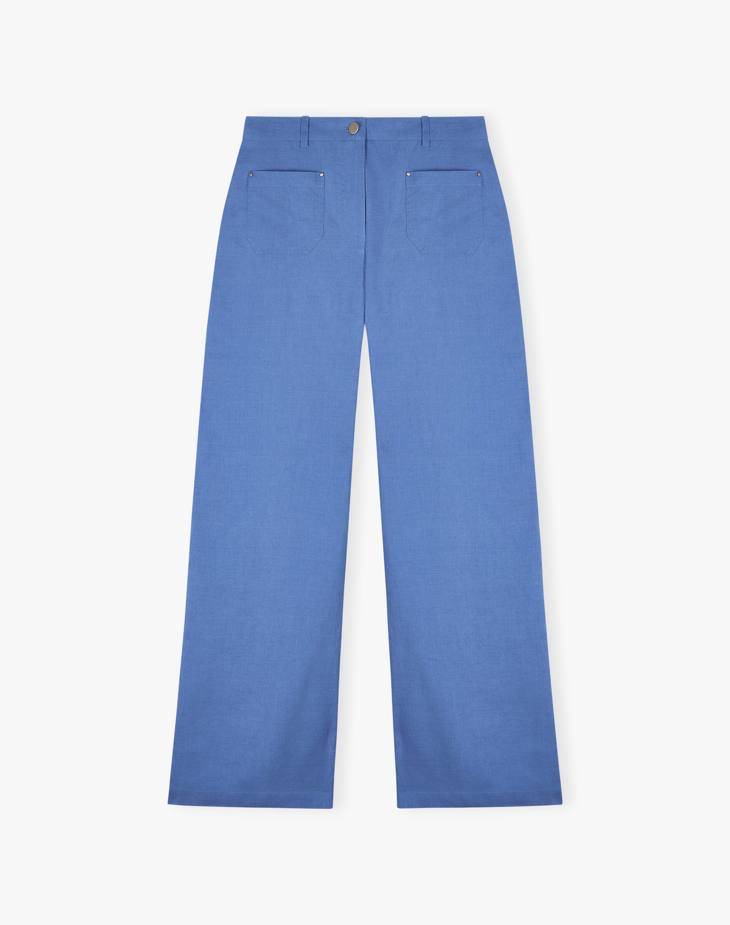 Linen High Waisted Trousers