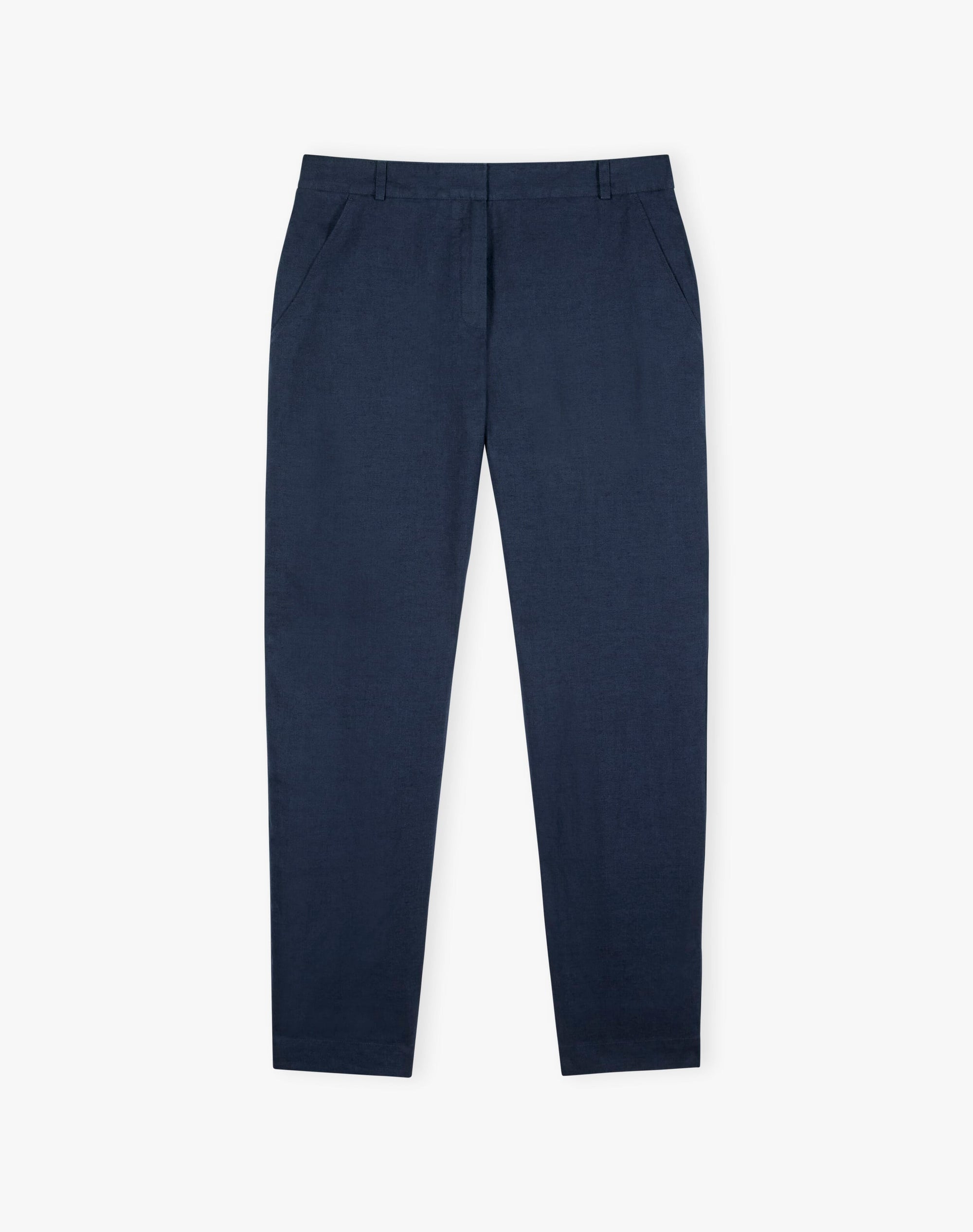 Linen Tapered Trousers