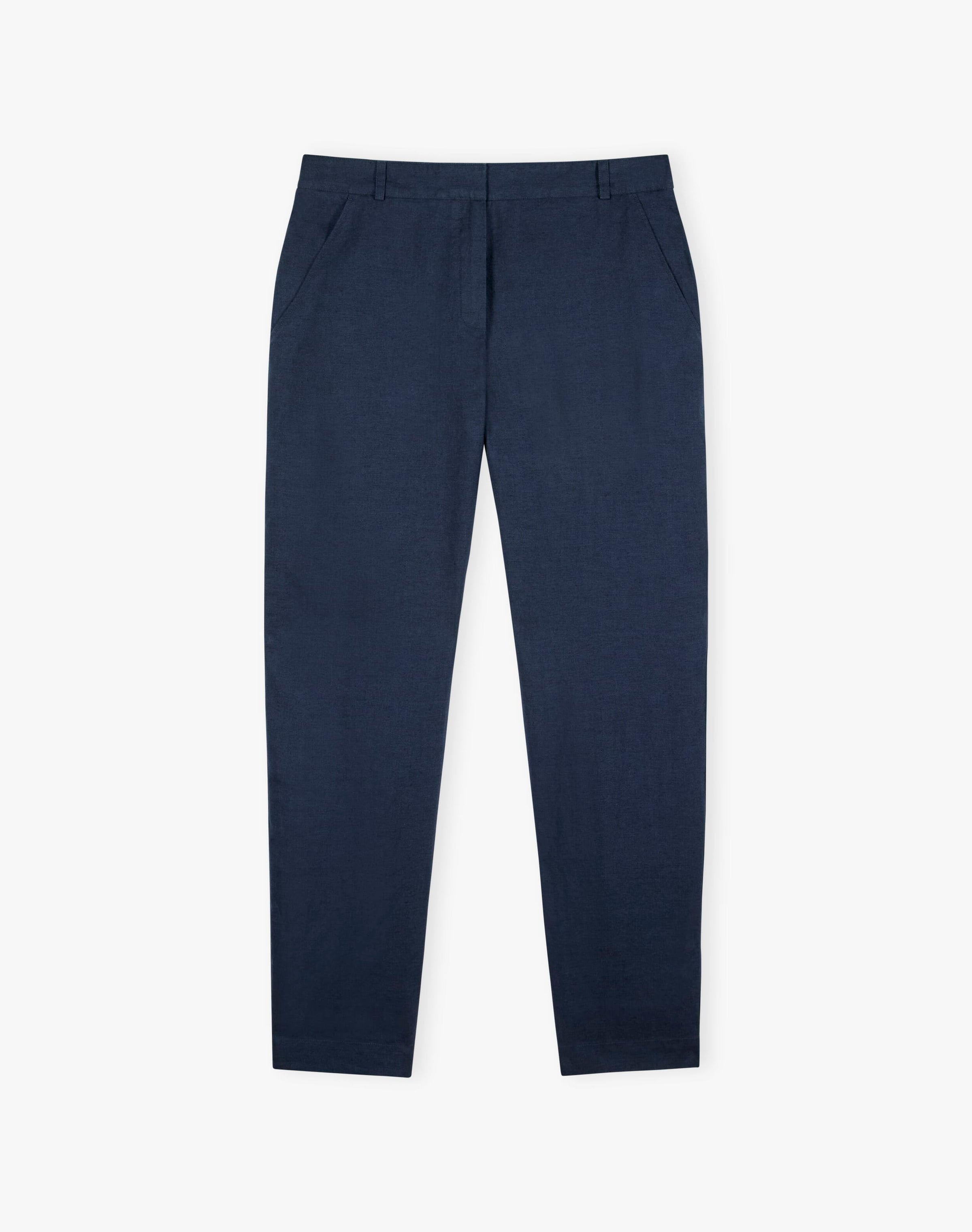 Linen Tapered Trousers
