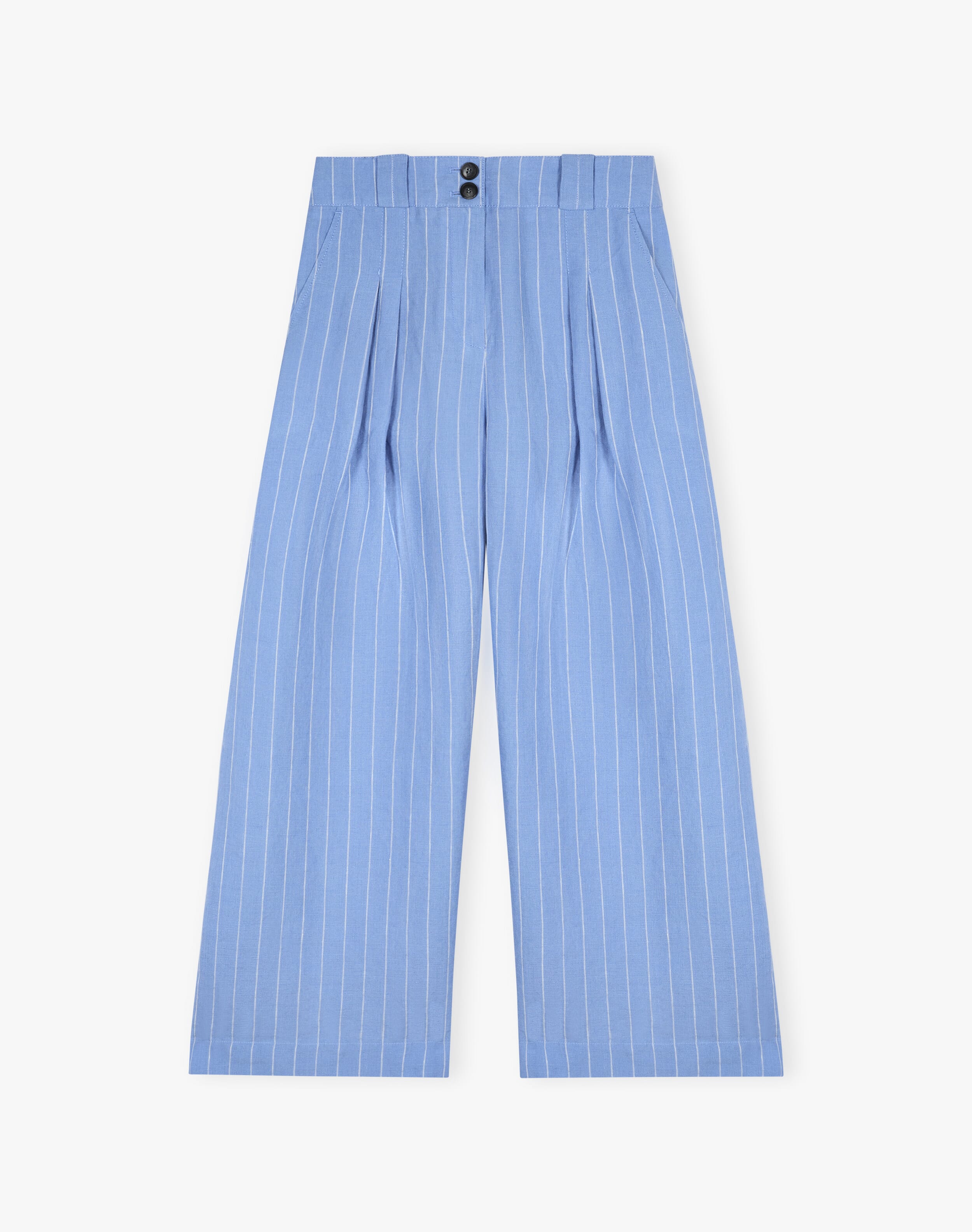 Stripe Linen Culottes
