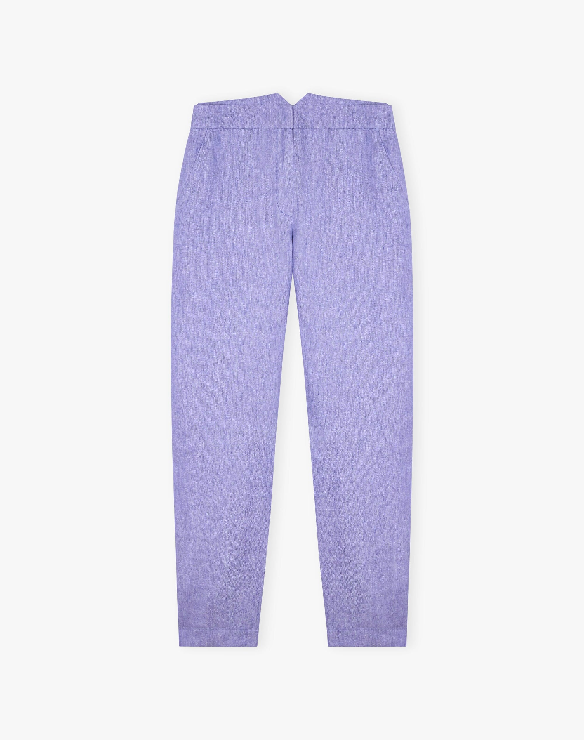 Herringbone Linen Trousers