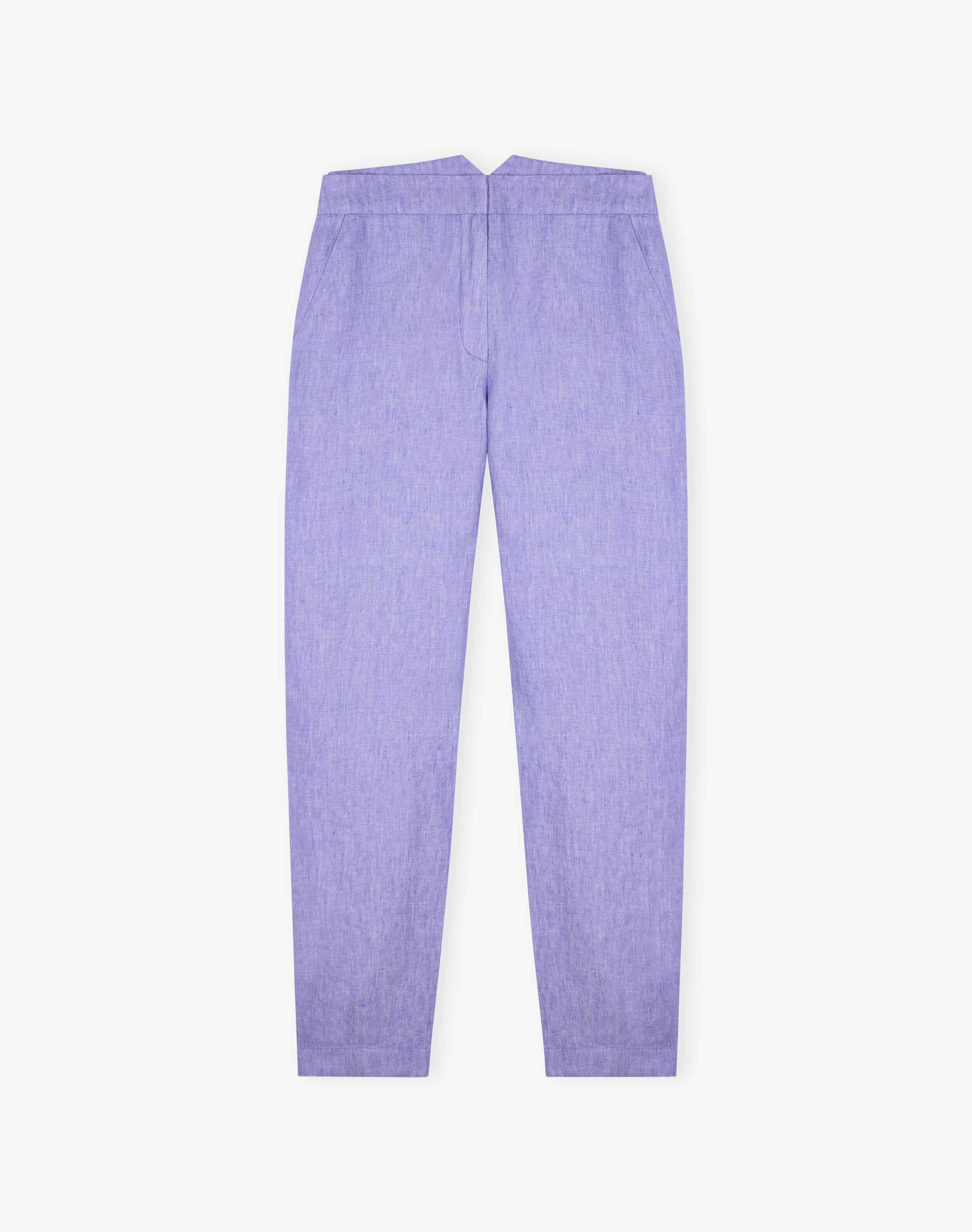 Herringbone Linen Trousers