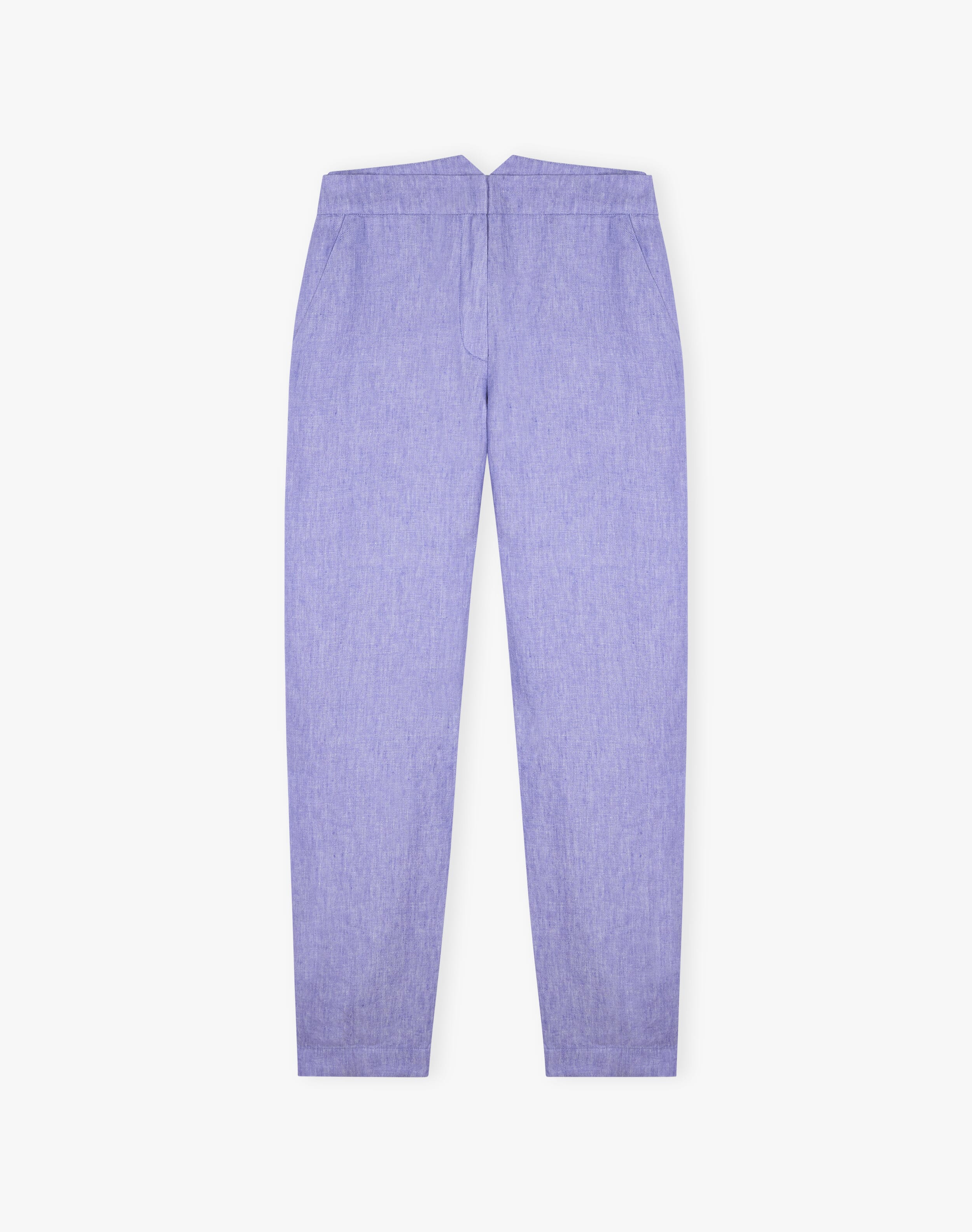 Herringbone Linen Trousers