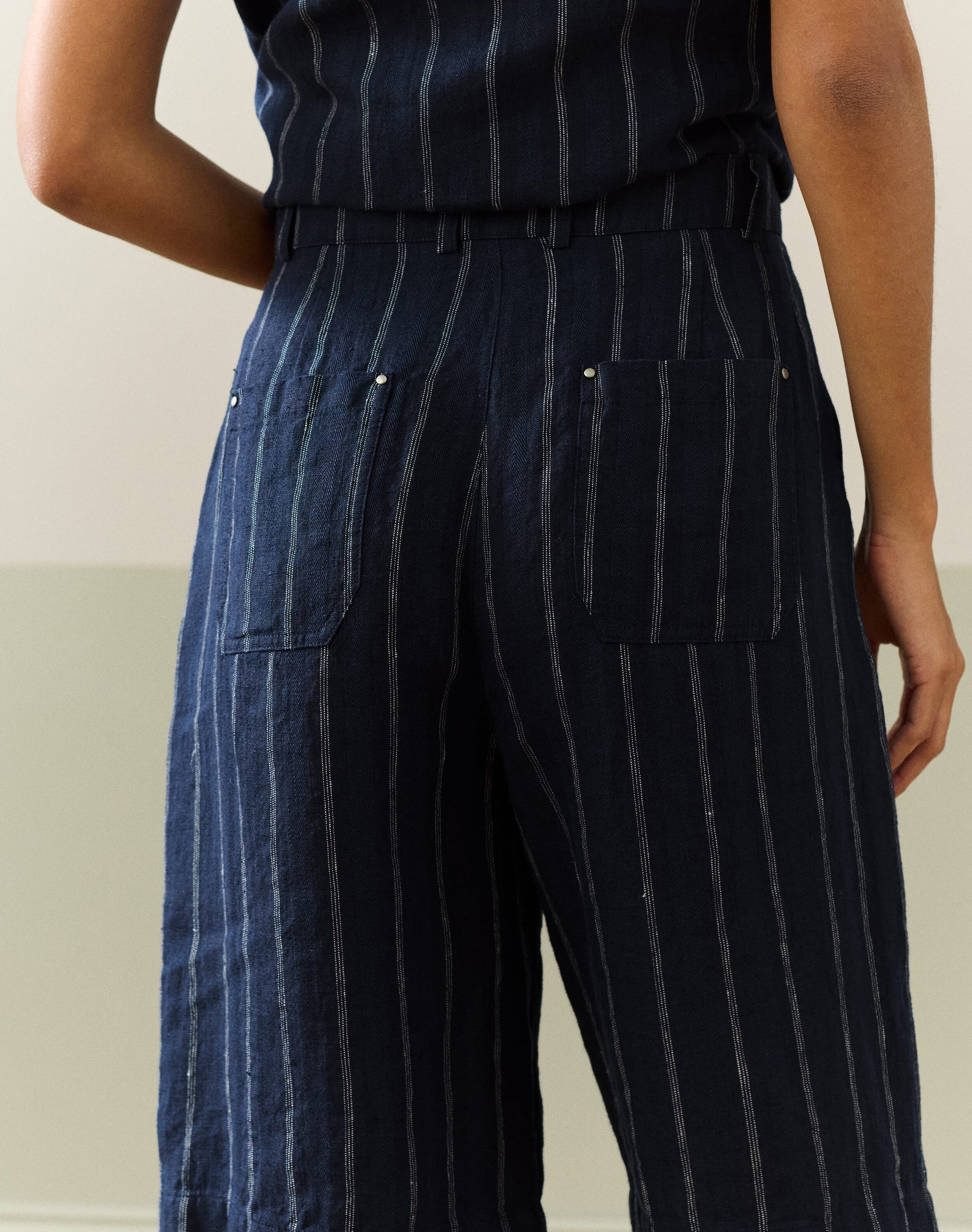 Stripe Linen Shorts