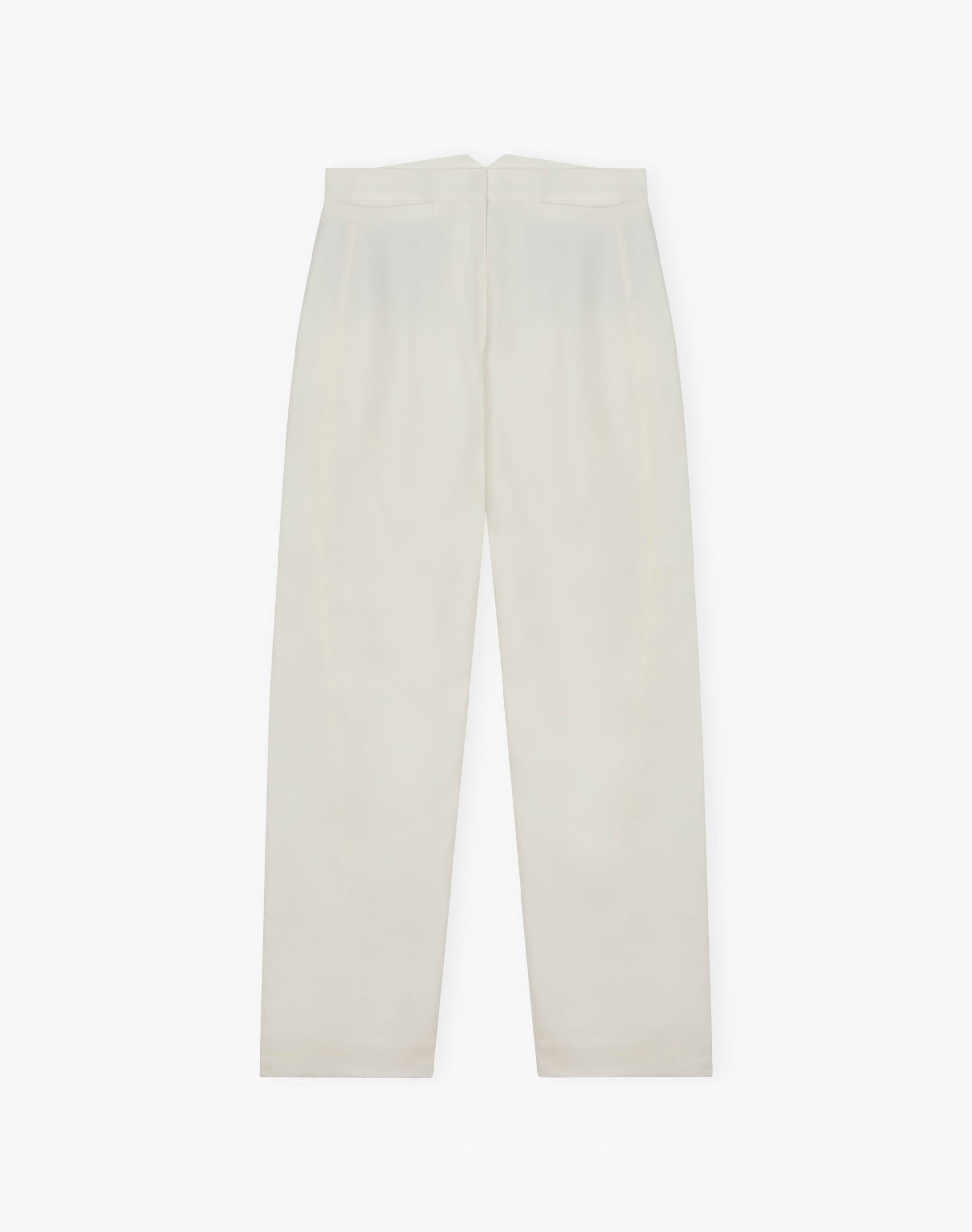 Cotton Linen High Waisted Trousers
