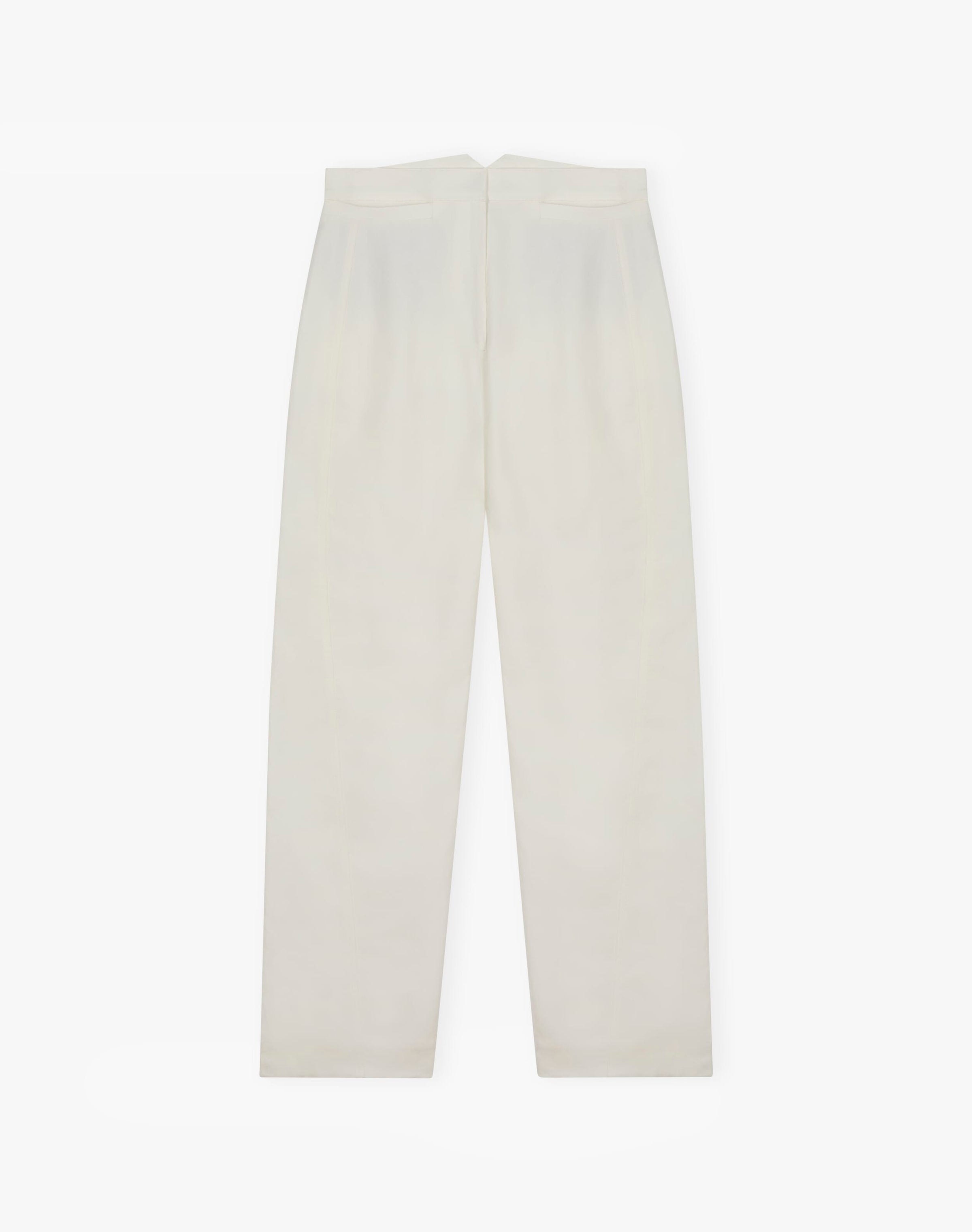 Cotton Linen High Waisted Trousers