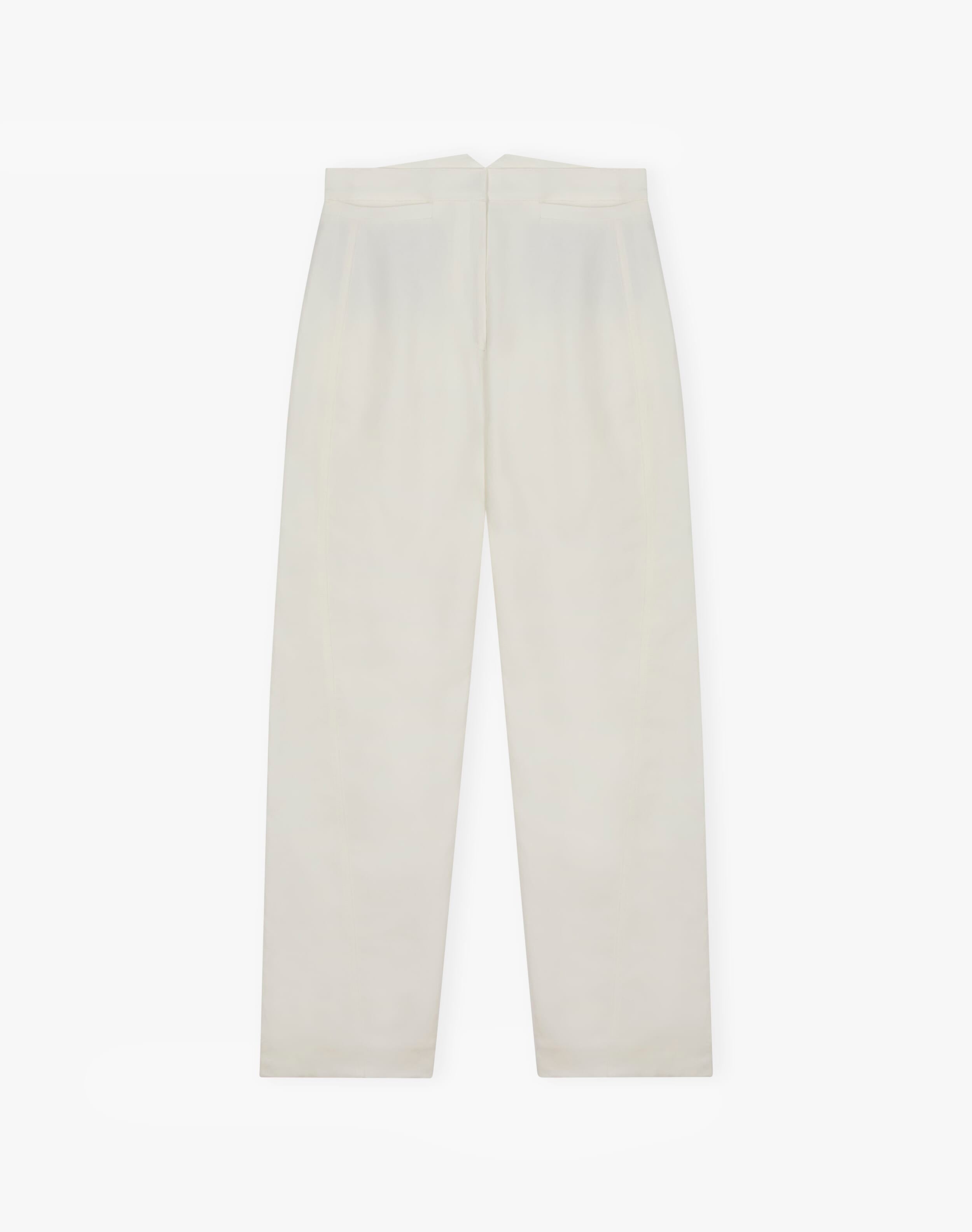 Cotton Linen High Waisted Trousers